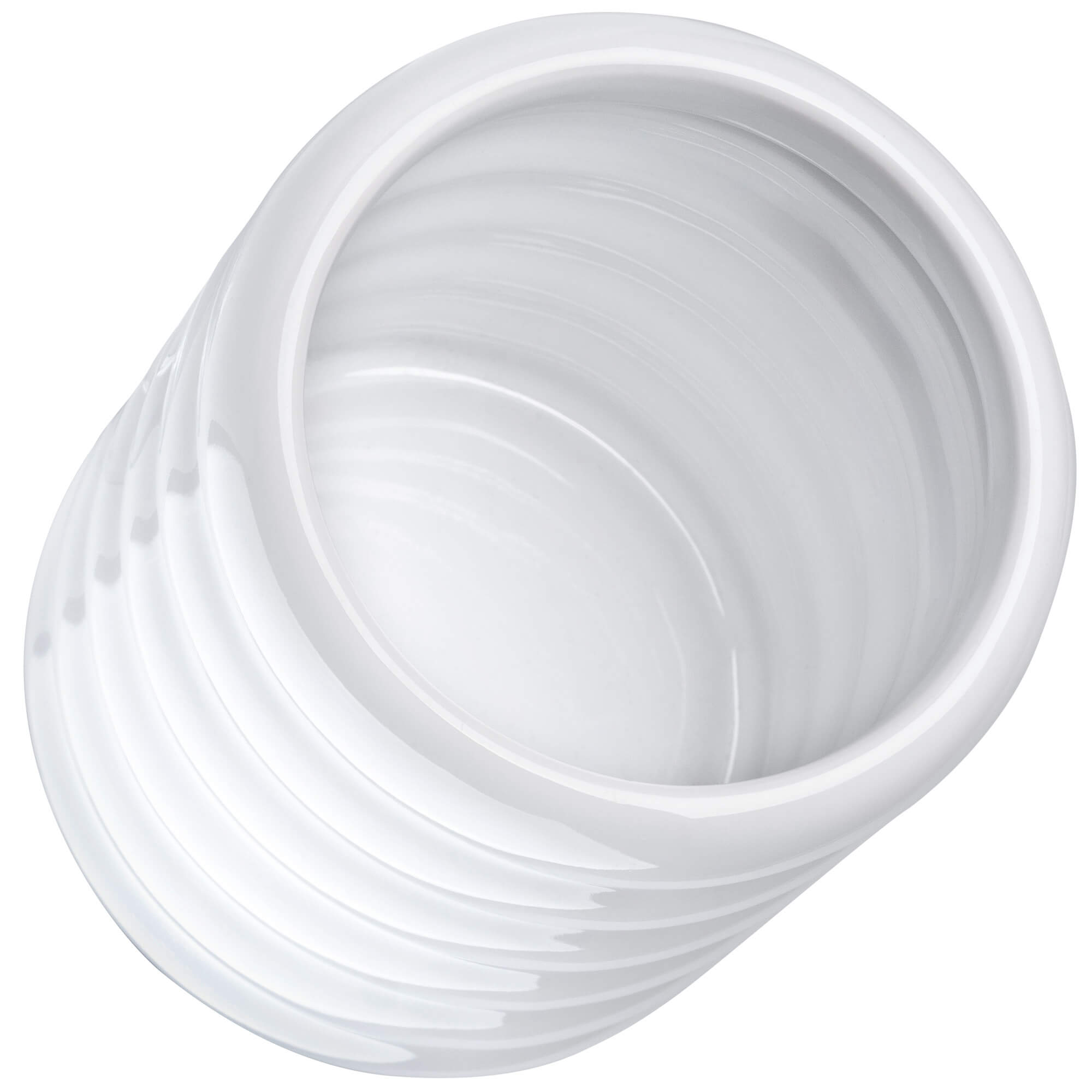 Kubek łazienkowy na paste i szczoteczki 150 ml, biały
