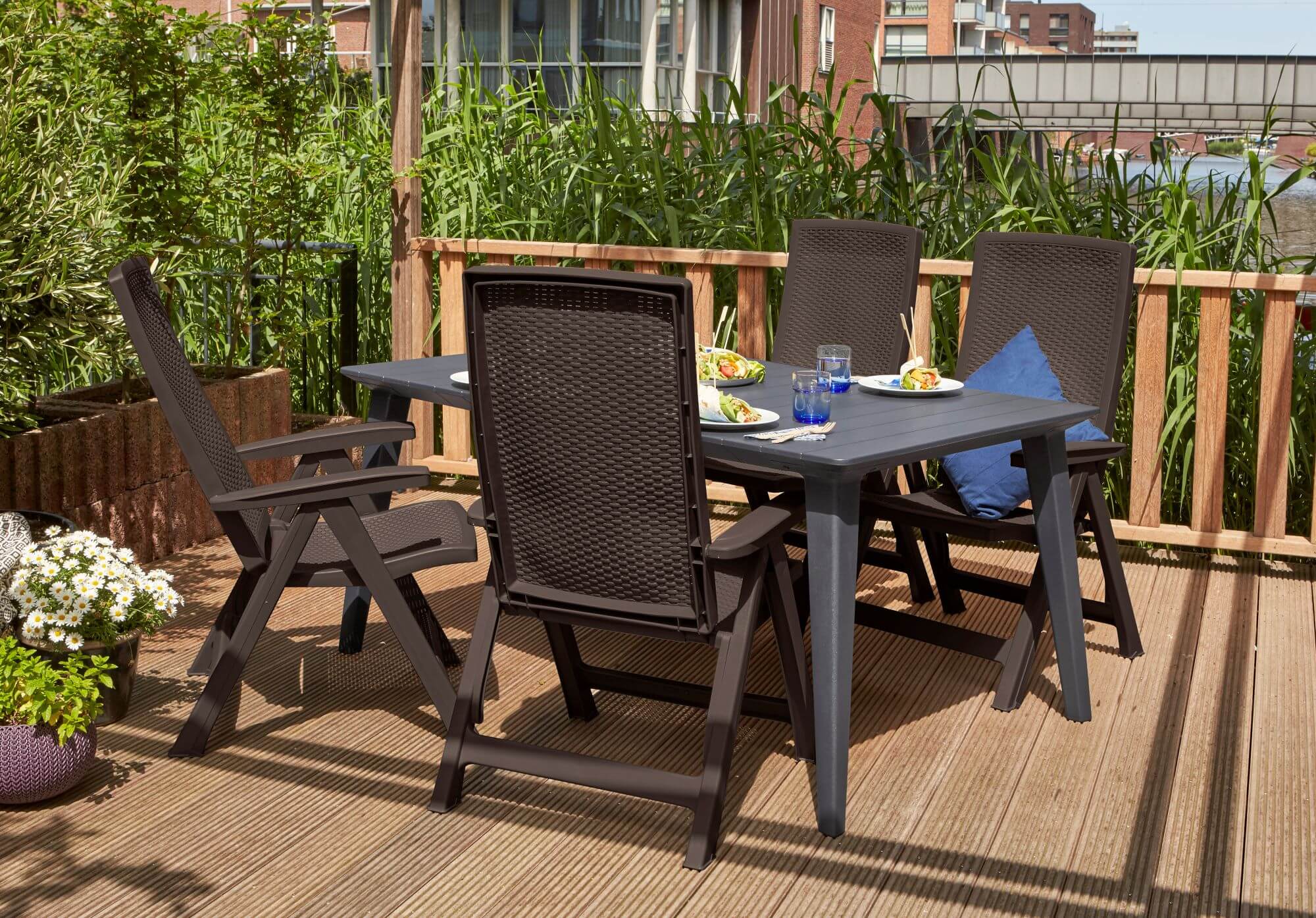 Stół ogrodowy Keter Lima 160 cm grafit