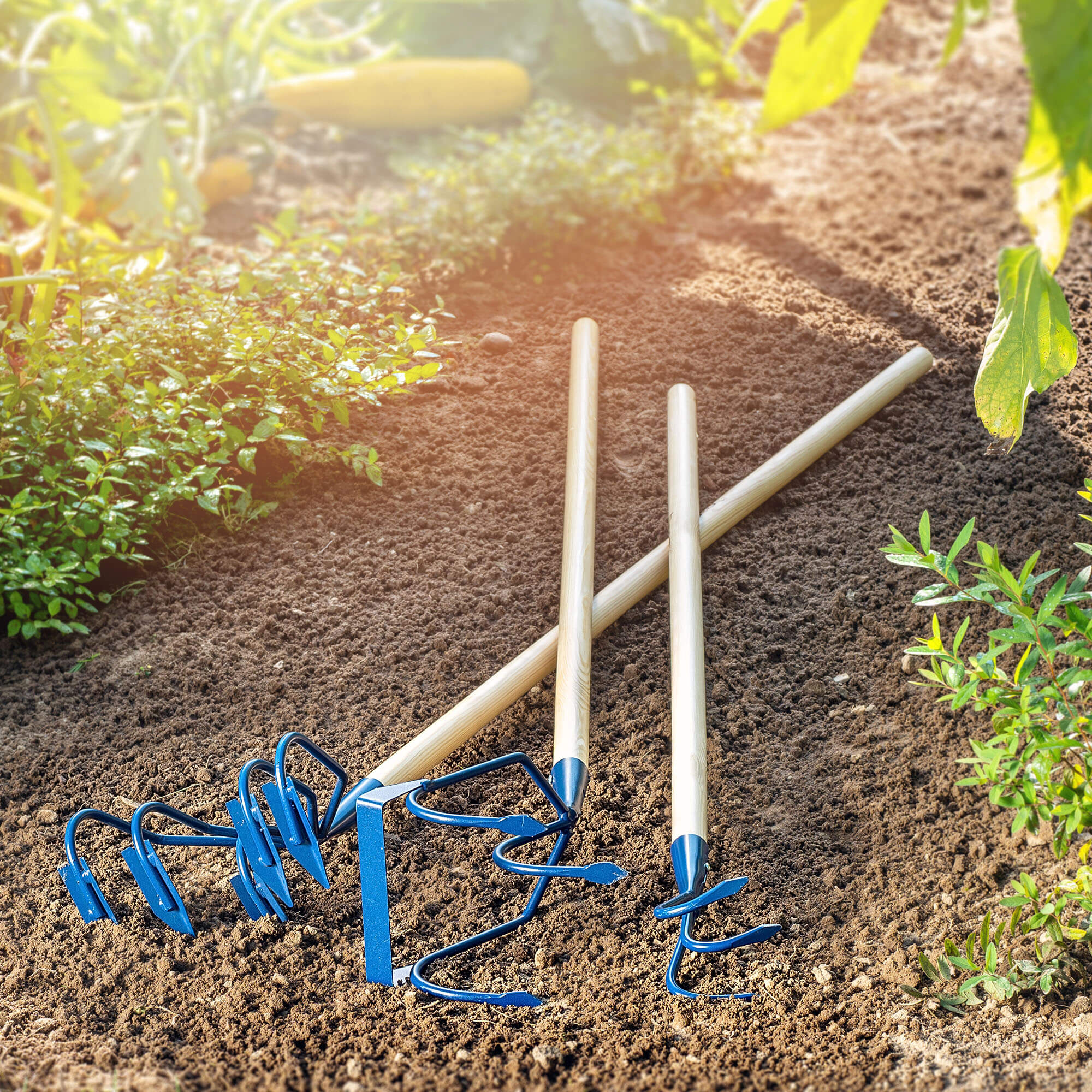 Kultywator ręczny Cogne 174 cm, niebieski