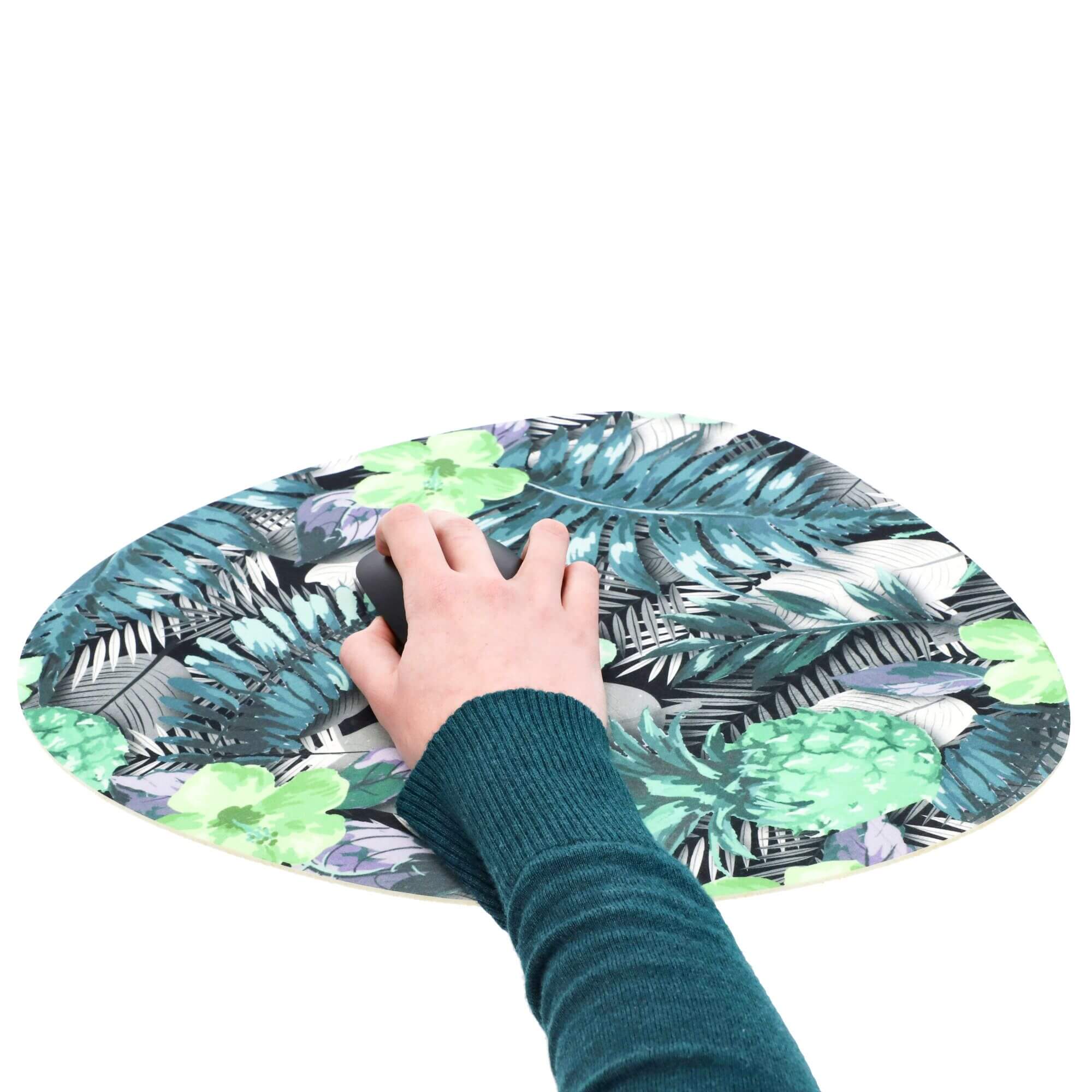 Podkładka na stół 41 x 32 cm, kwiaty i liście