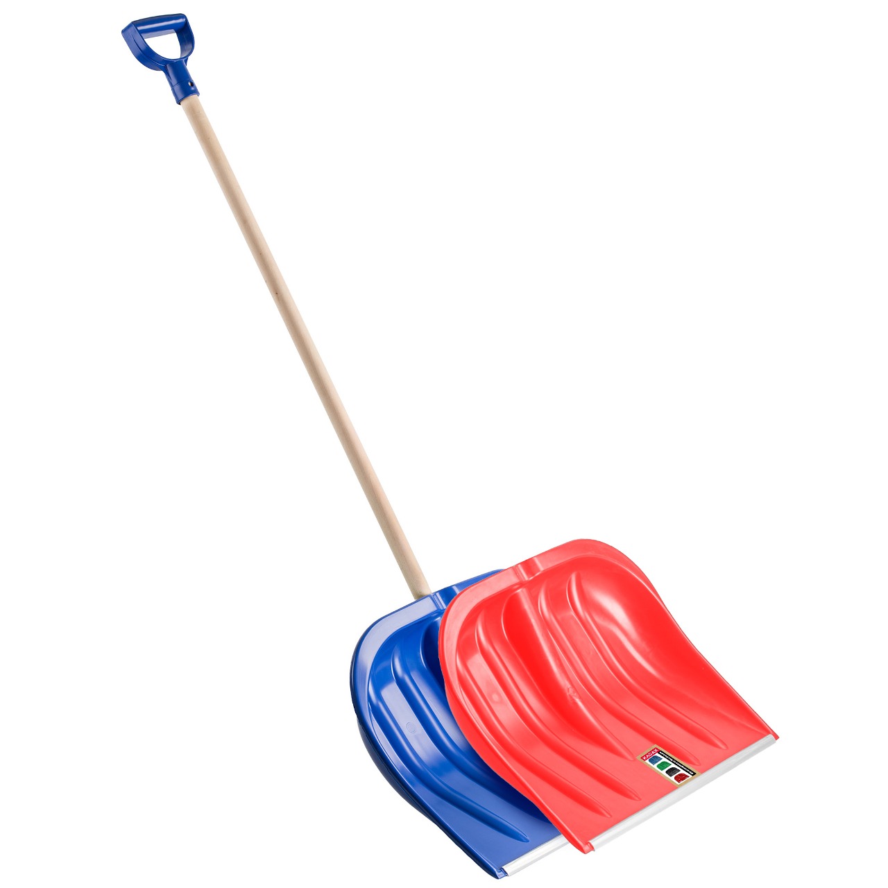 Zestaw do odśnieżania śniegu niebieski + szufla czerwona
