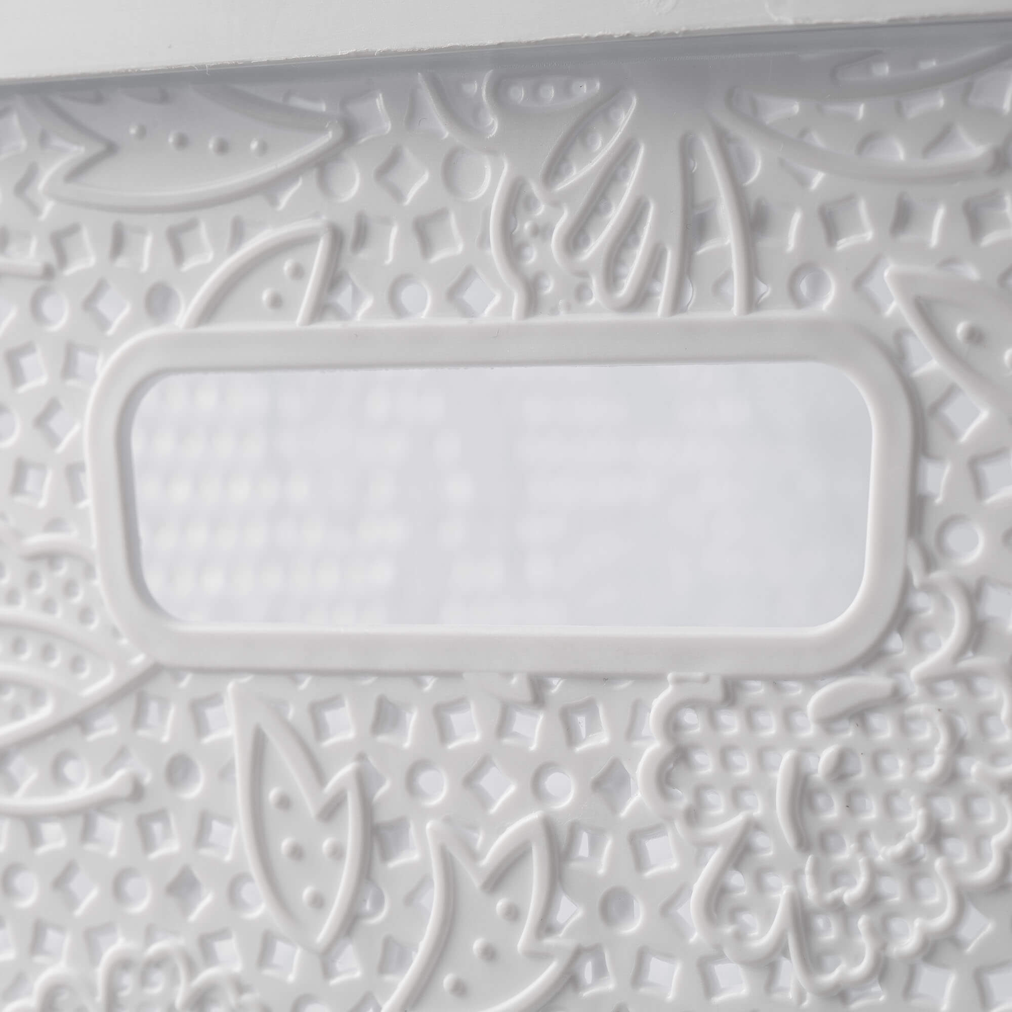 Kosz z pokrywą na bieliznę i ubrania Aglio 55L, biały