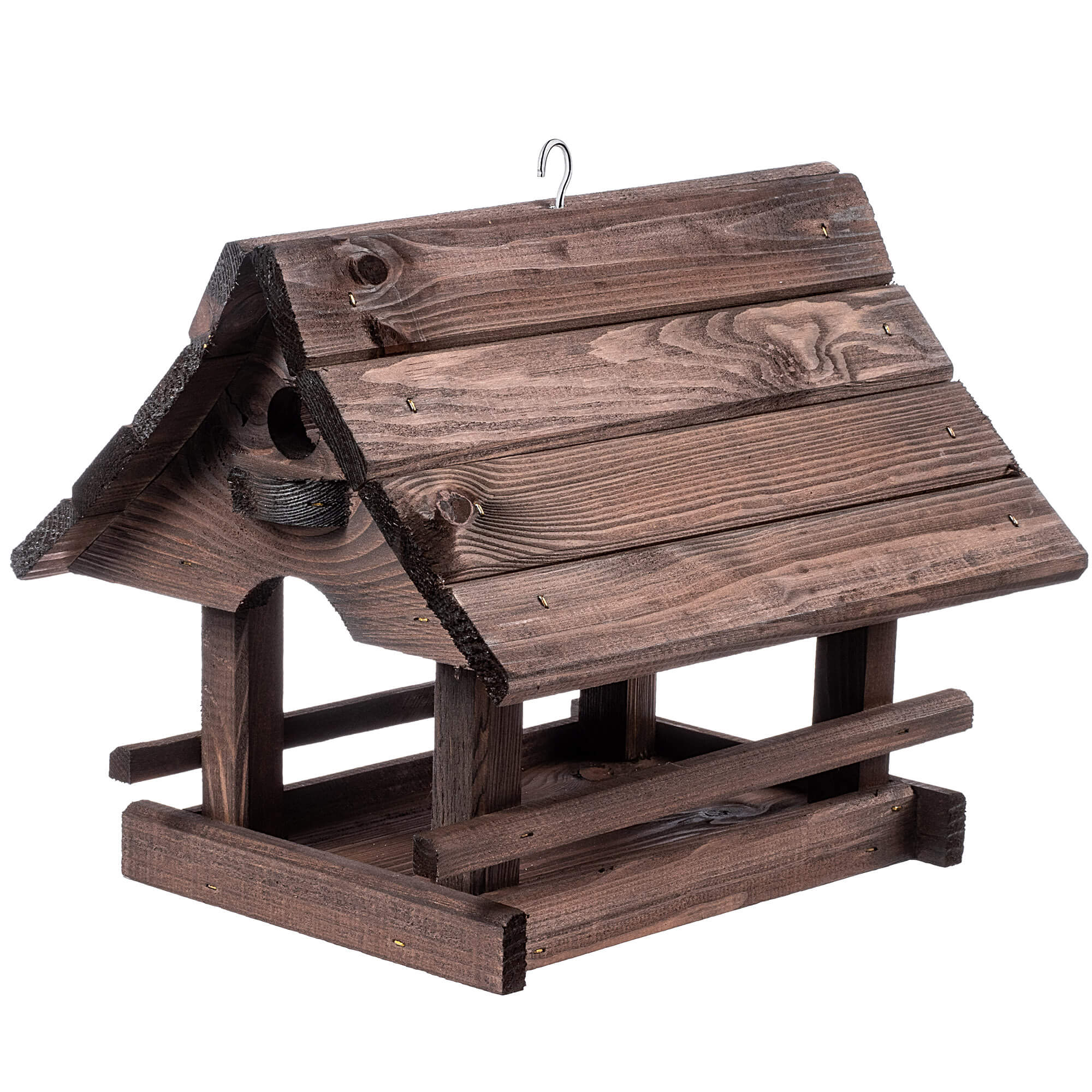 Karmnik dla ptaków Arbis domek 30 x 25 cm brązowy