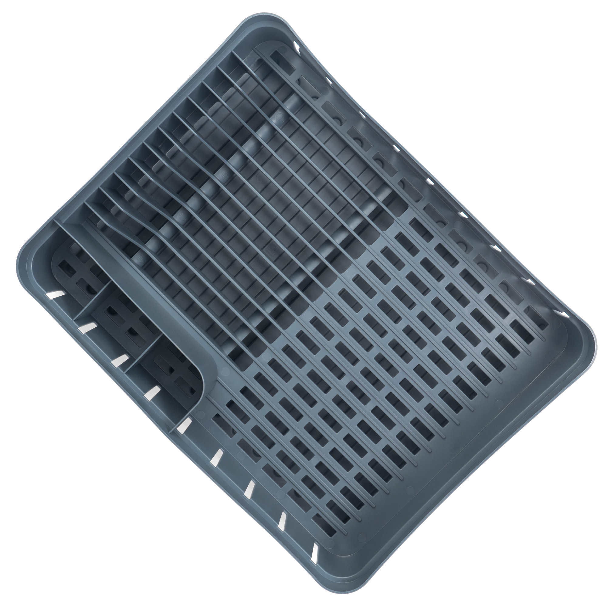 Suszarka do naczyń + mata Teppa ciemny szary