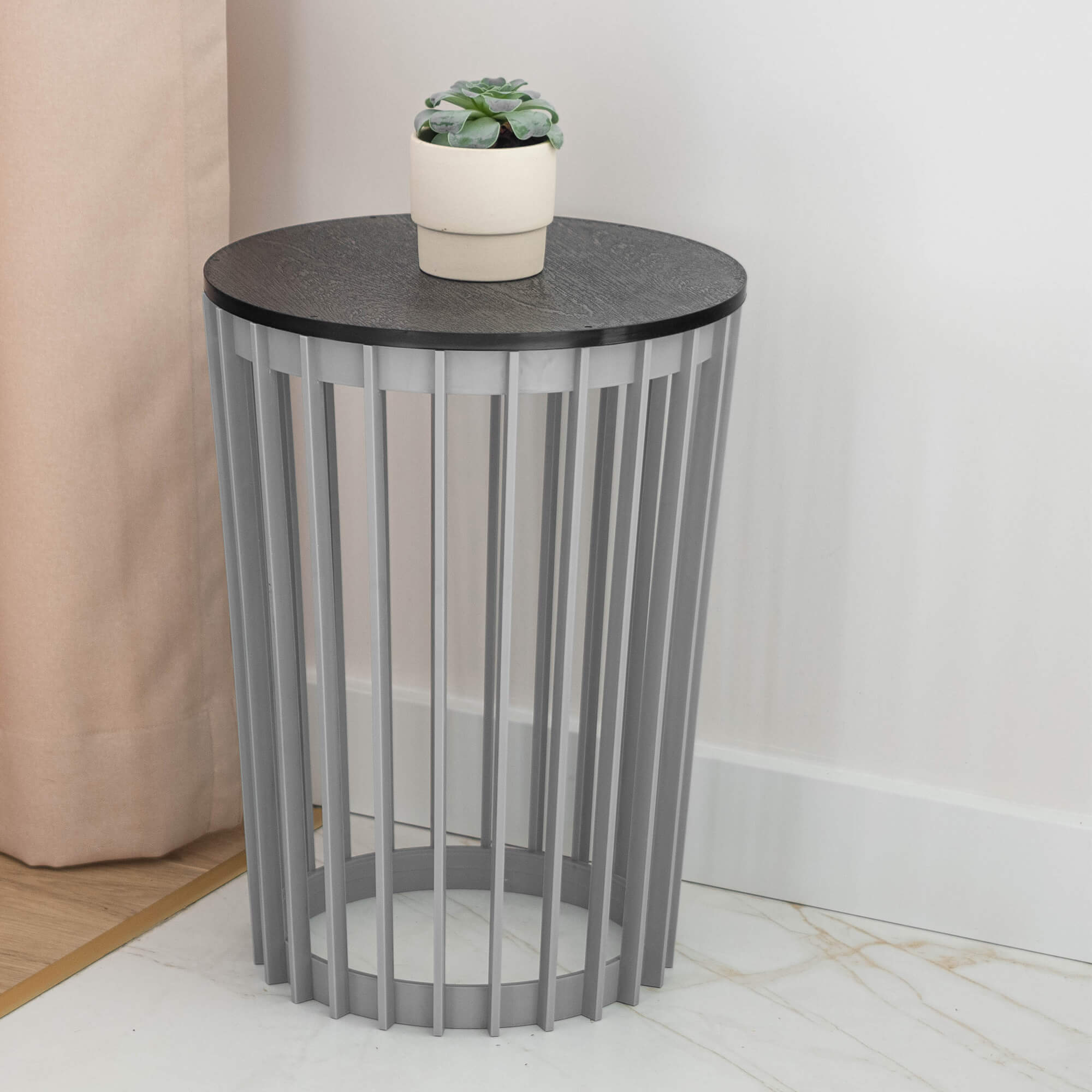 Kwietnik dwustronny Aytre 54 cm platynowy