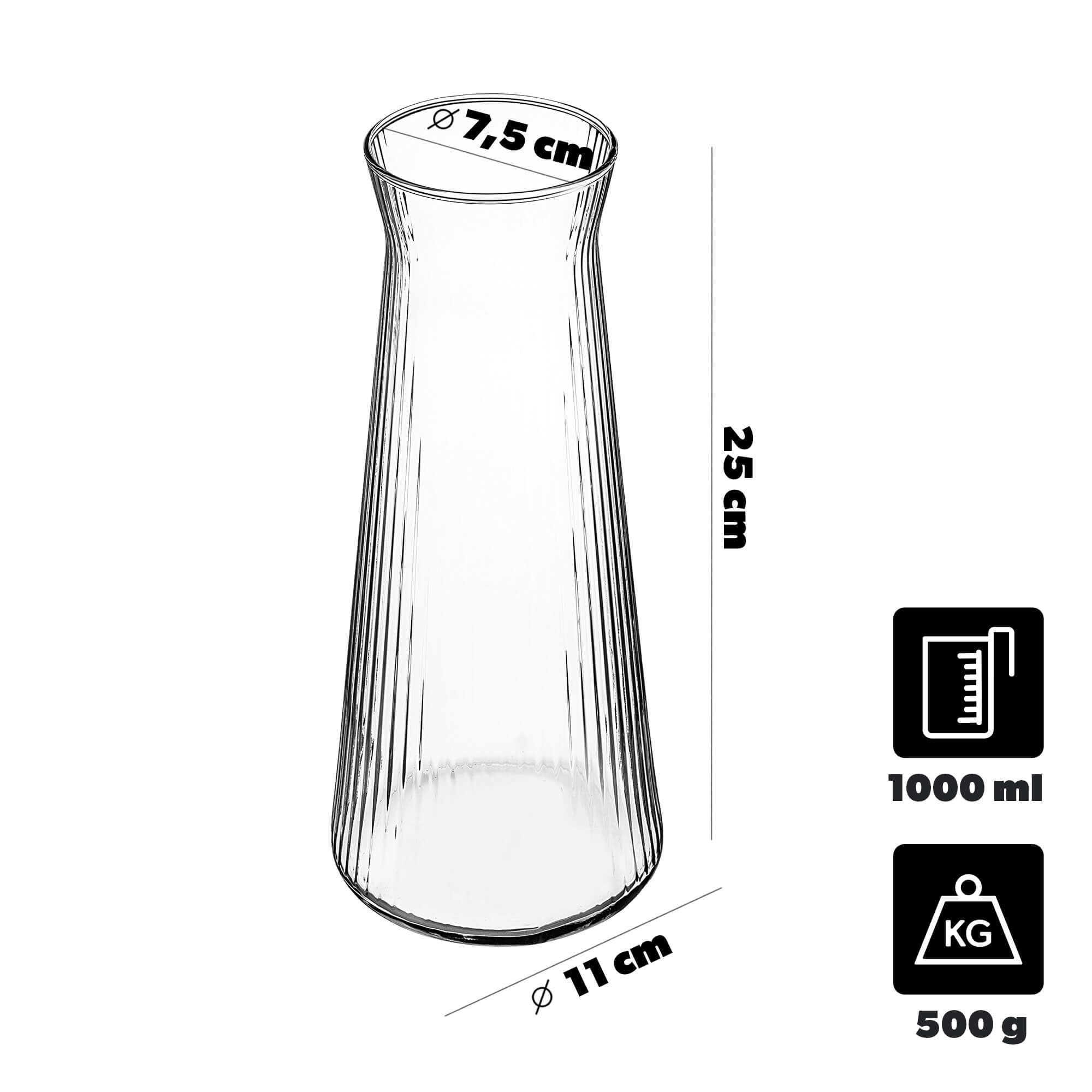 Karafka szklana Anqua 1L 1 szt.