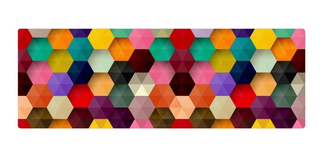 Bieżnik na stół Agello 94 x 32 cm, geometryczny