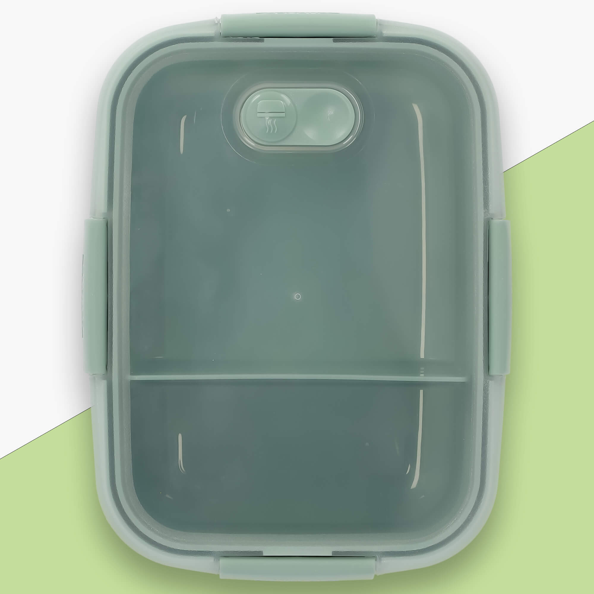 Pojemnik śniadaniowy TO GO DUAL Curver 0.6L + 0.3L, zielony