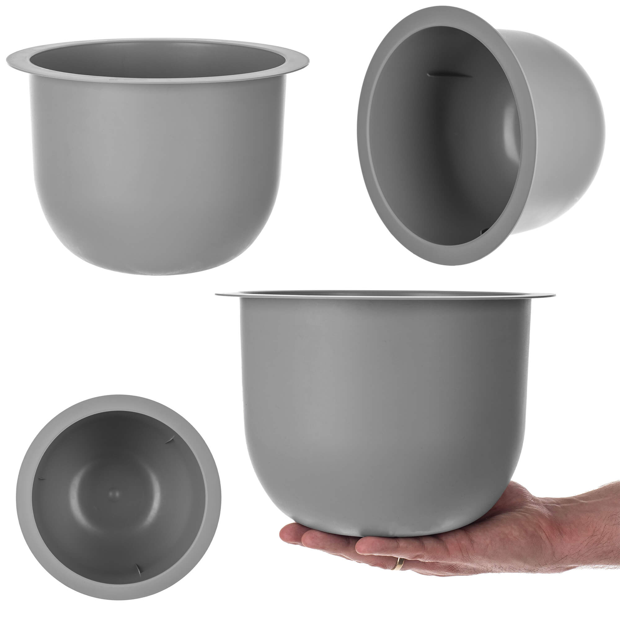 Wkład do kwietnika Aytre 24 cm platynowy
