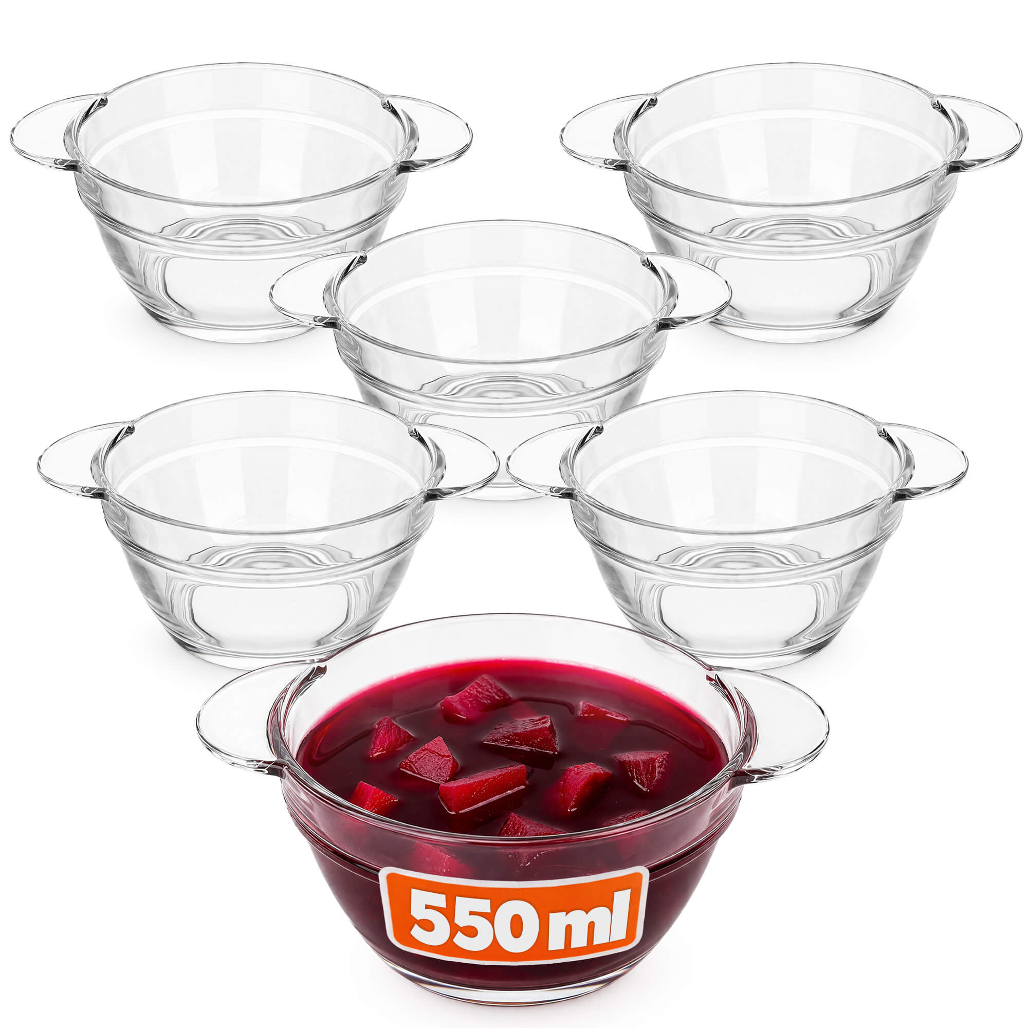 Bulionówka Viaso 550 ml gładka 6 szt.