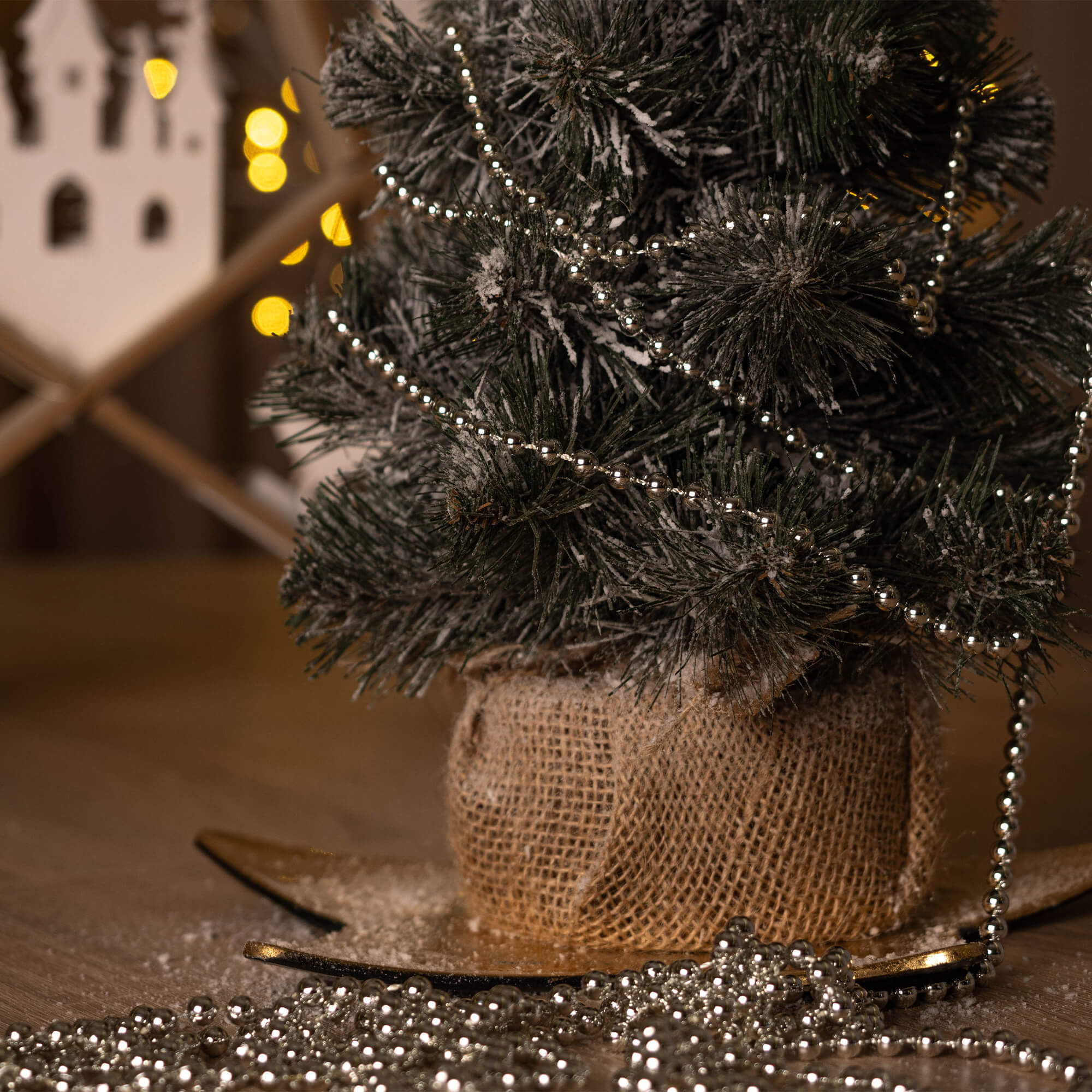 Girlanda świąteczna Meys 5m srebrna