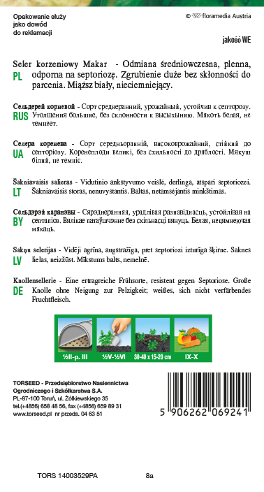 Seler korzeniowy Makar 0,5g