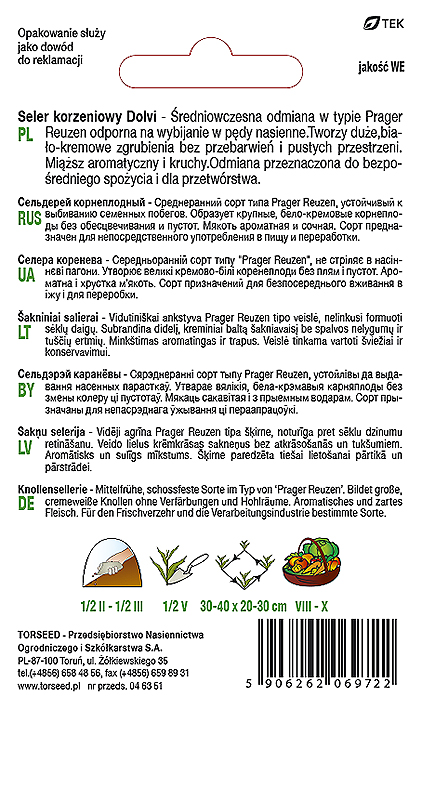 Seler korzeniowy Dolvi 0,5g