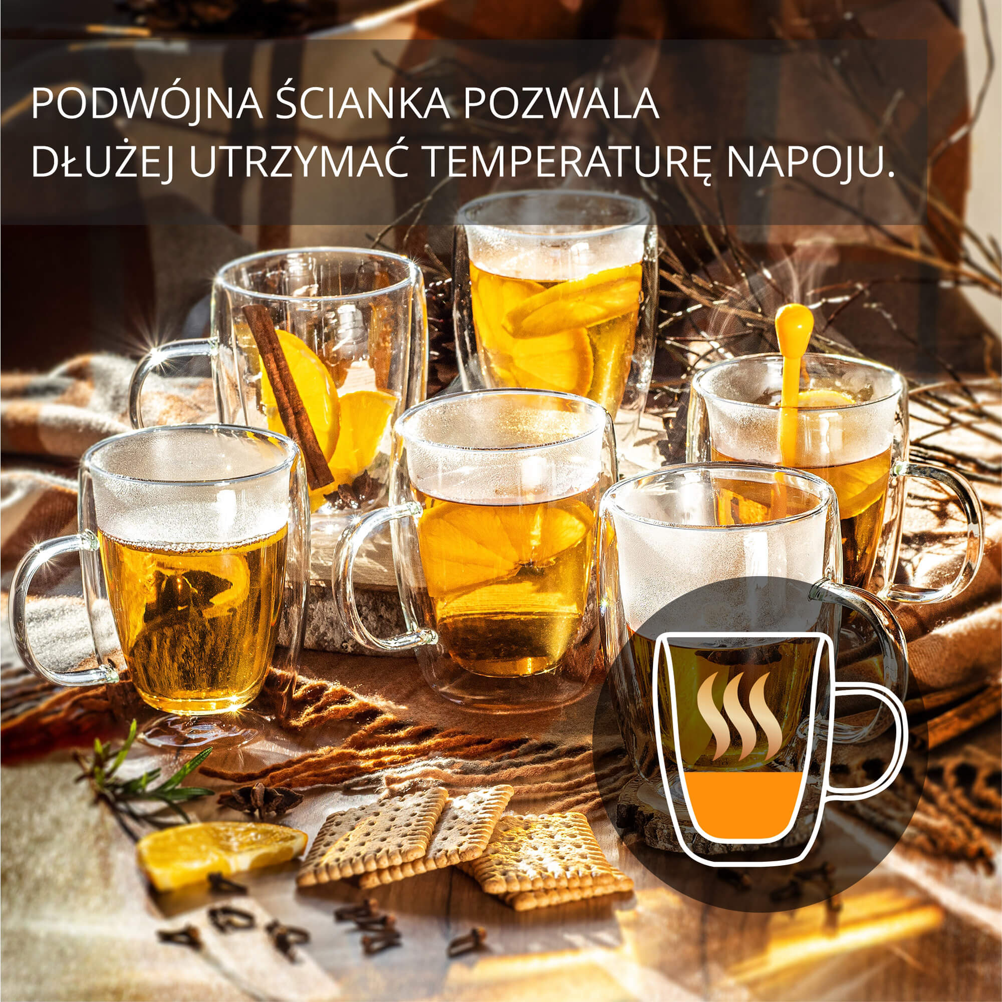 Kubki termiczne Forli z podwójną ścianką 270 ml, 2 szt.