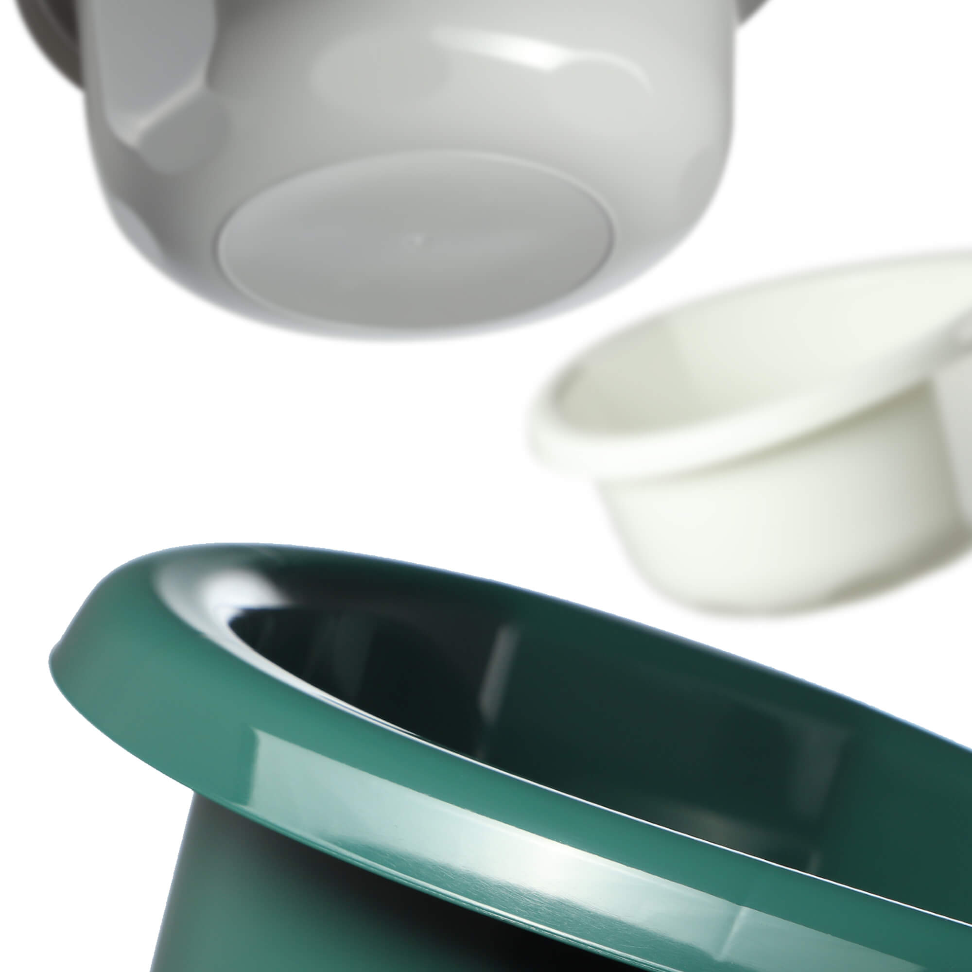 Miska łazienkowa z uszami Lari 25L zielona