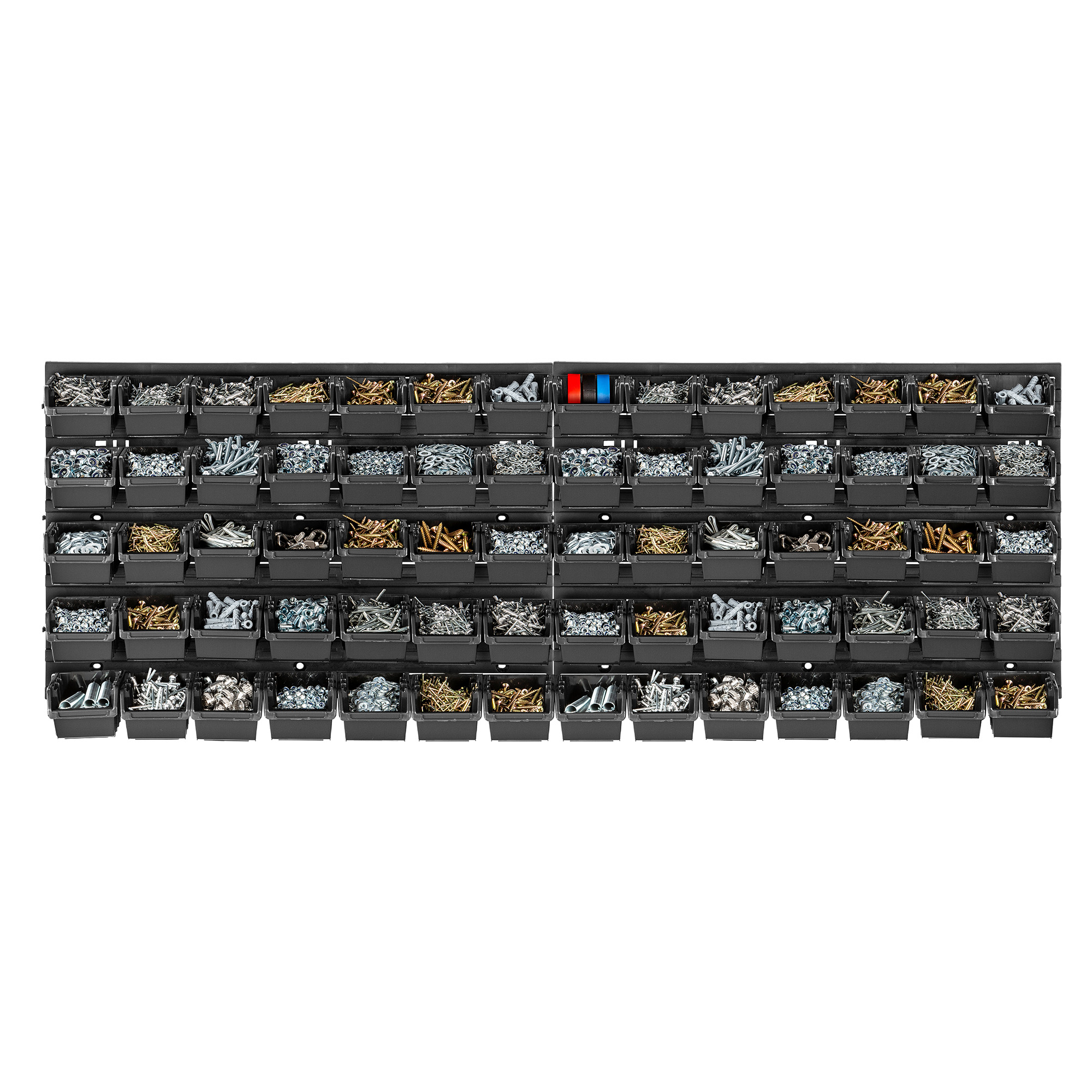 Tablica warsztatowa Lokke 70 elementów 116 x 39 cm, czarna