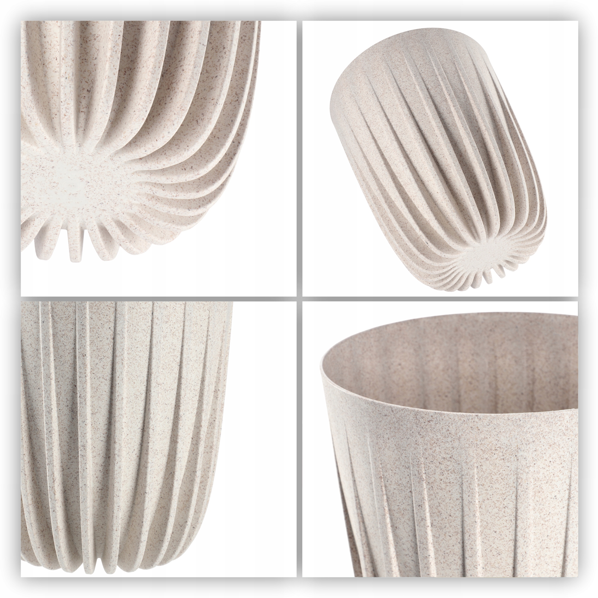 Eko doniczka z wkładem Costa 30 cm, biała