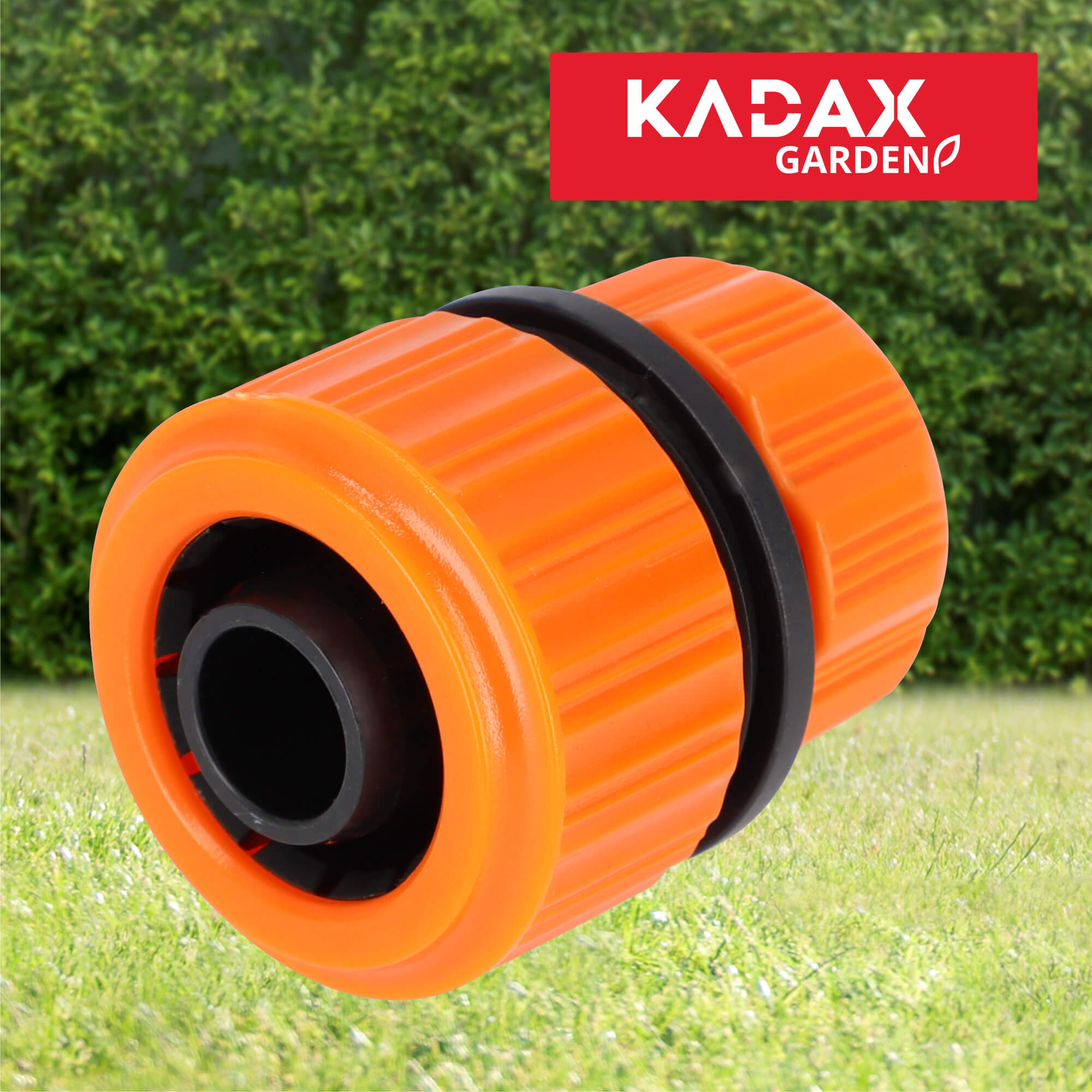 Reparator do węża ogrodowego 1/2, 3/4 cala, pomarańczowy