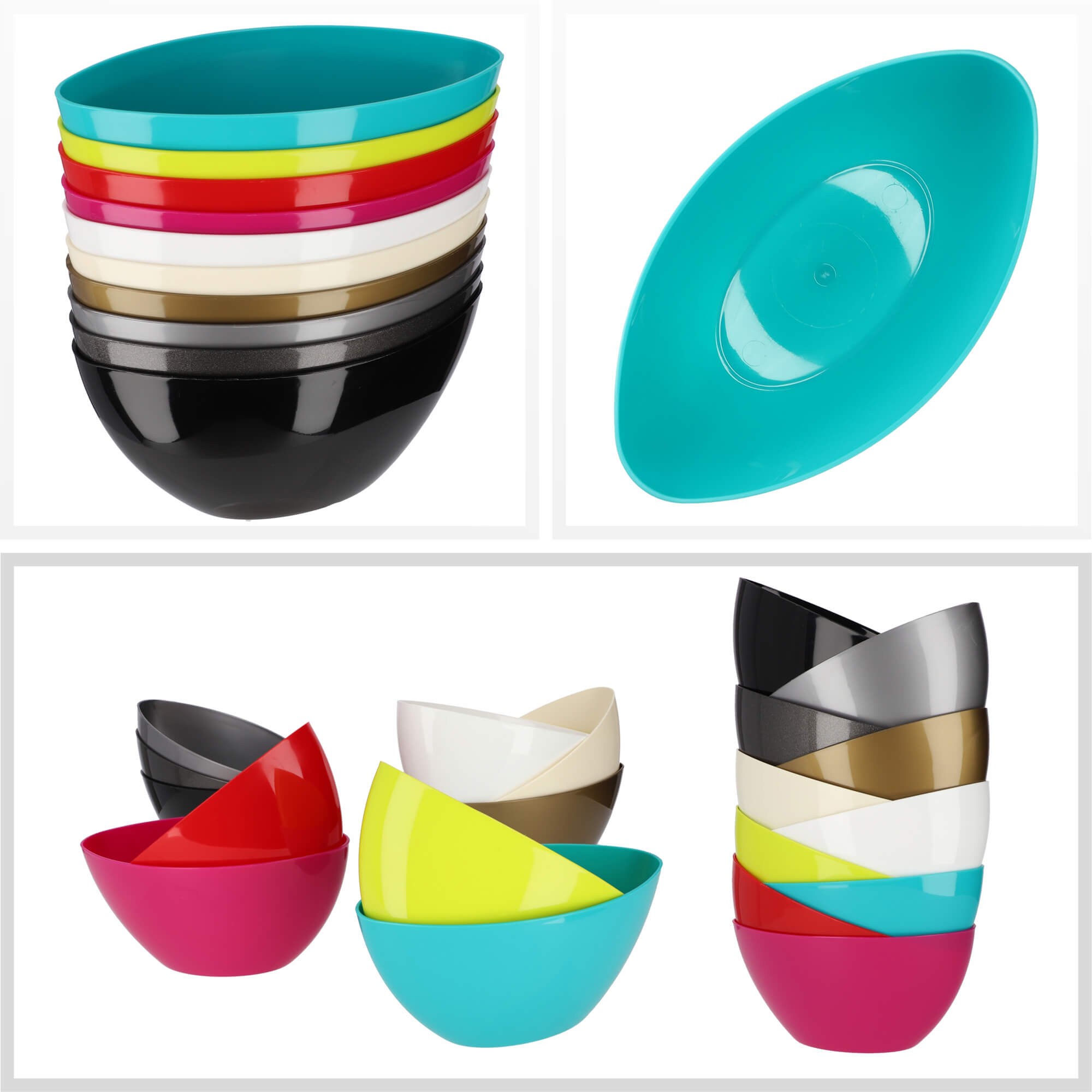 Doniczka na kwiaty Ptuj owalna 30 cm, turkusowa