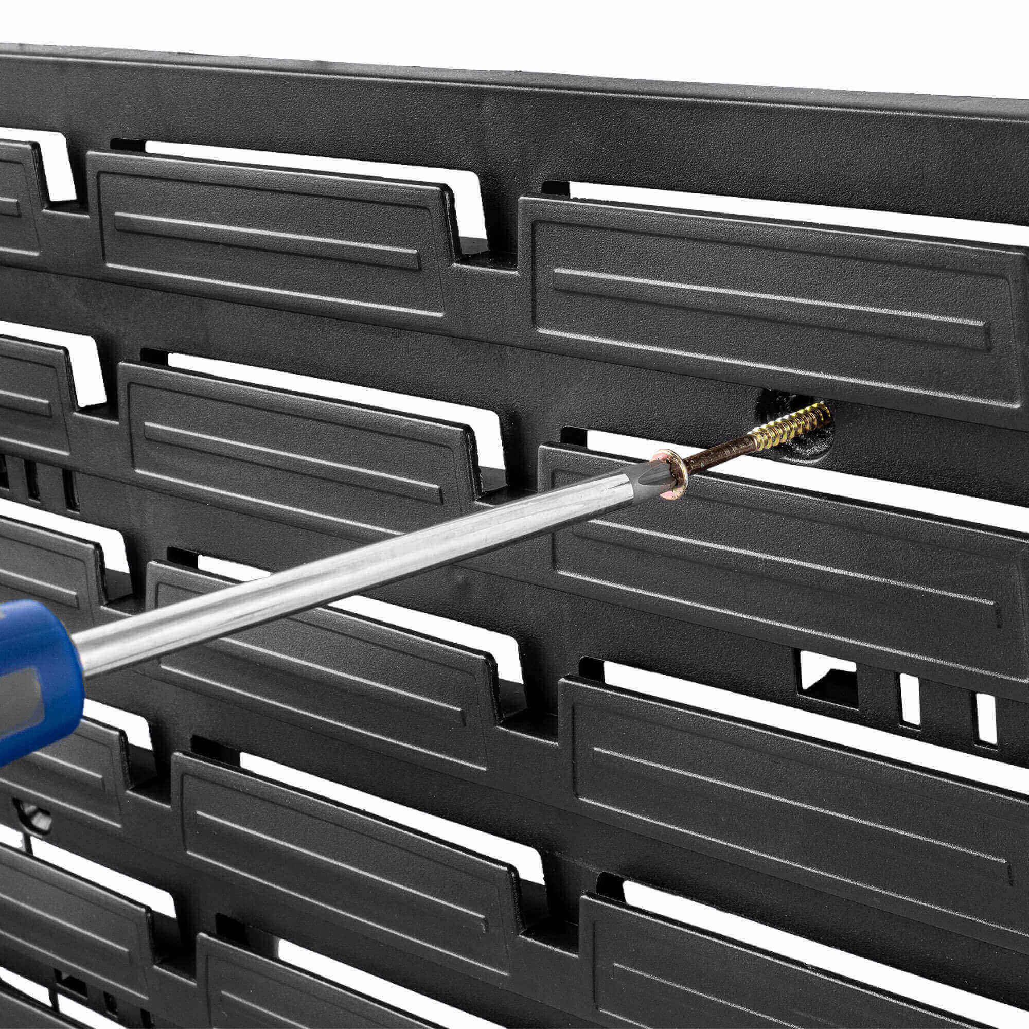 Tablica warsztatowa Lokke 121 elementów 174 x 78 cm, czerwona