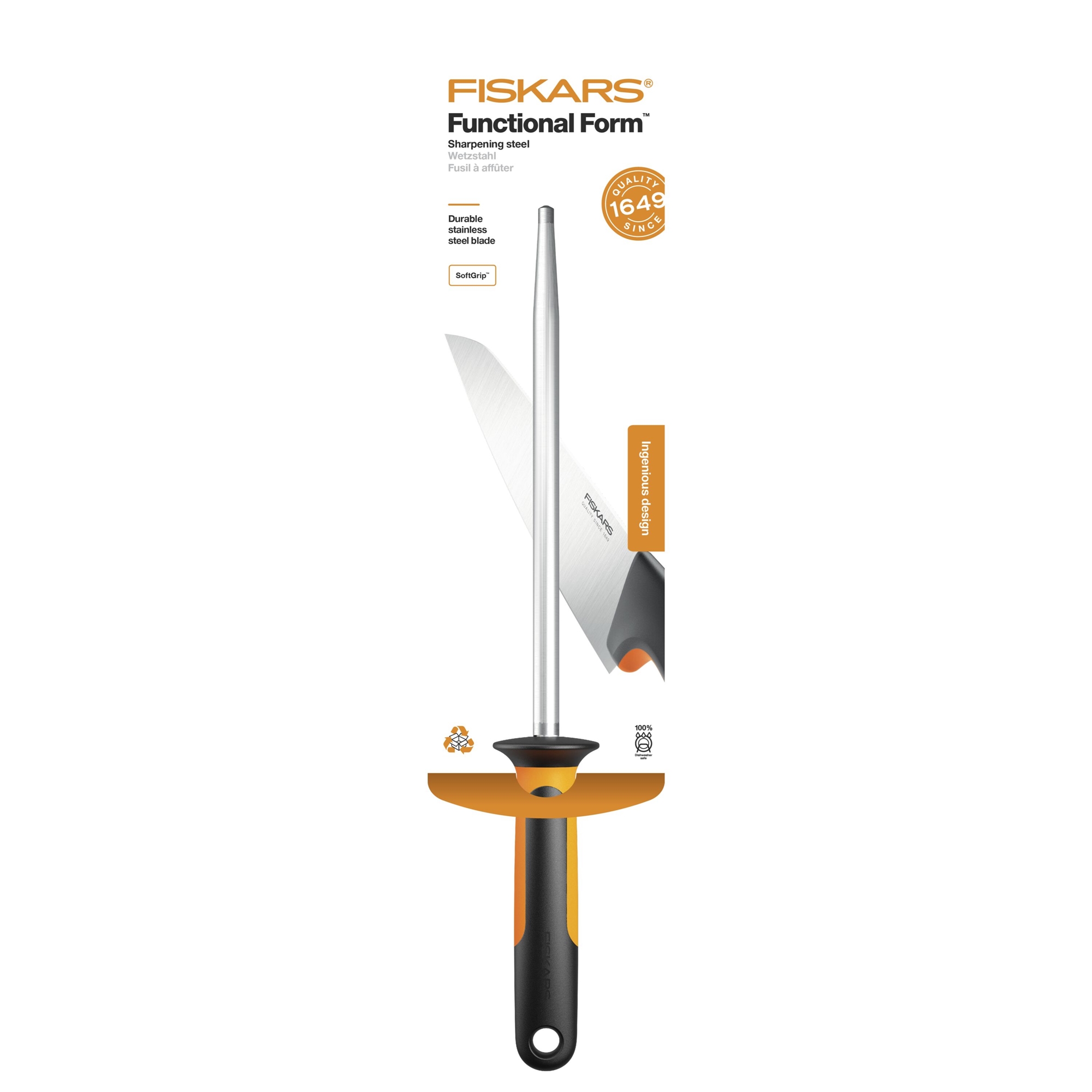 Fiskars 1057549 FF Ostrzałka stalowa 20 cm