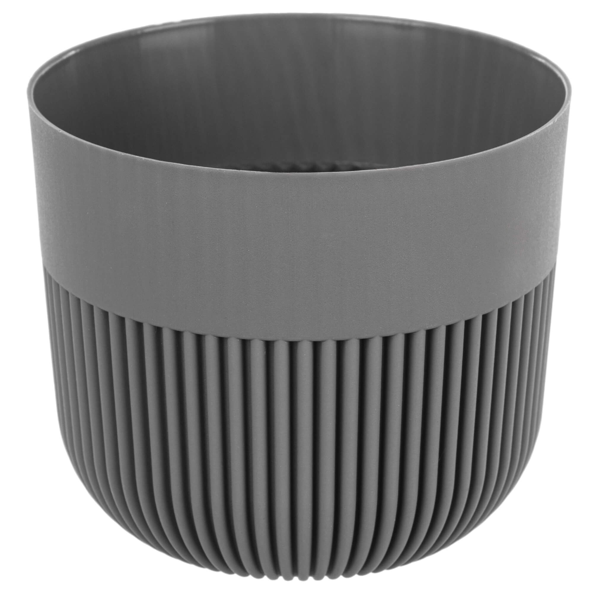 Doniczka osłonka Ornon 15 cm ciemny szary