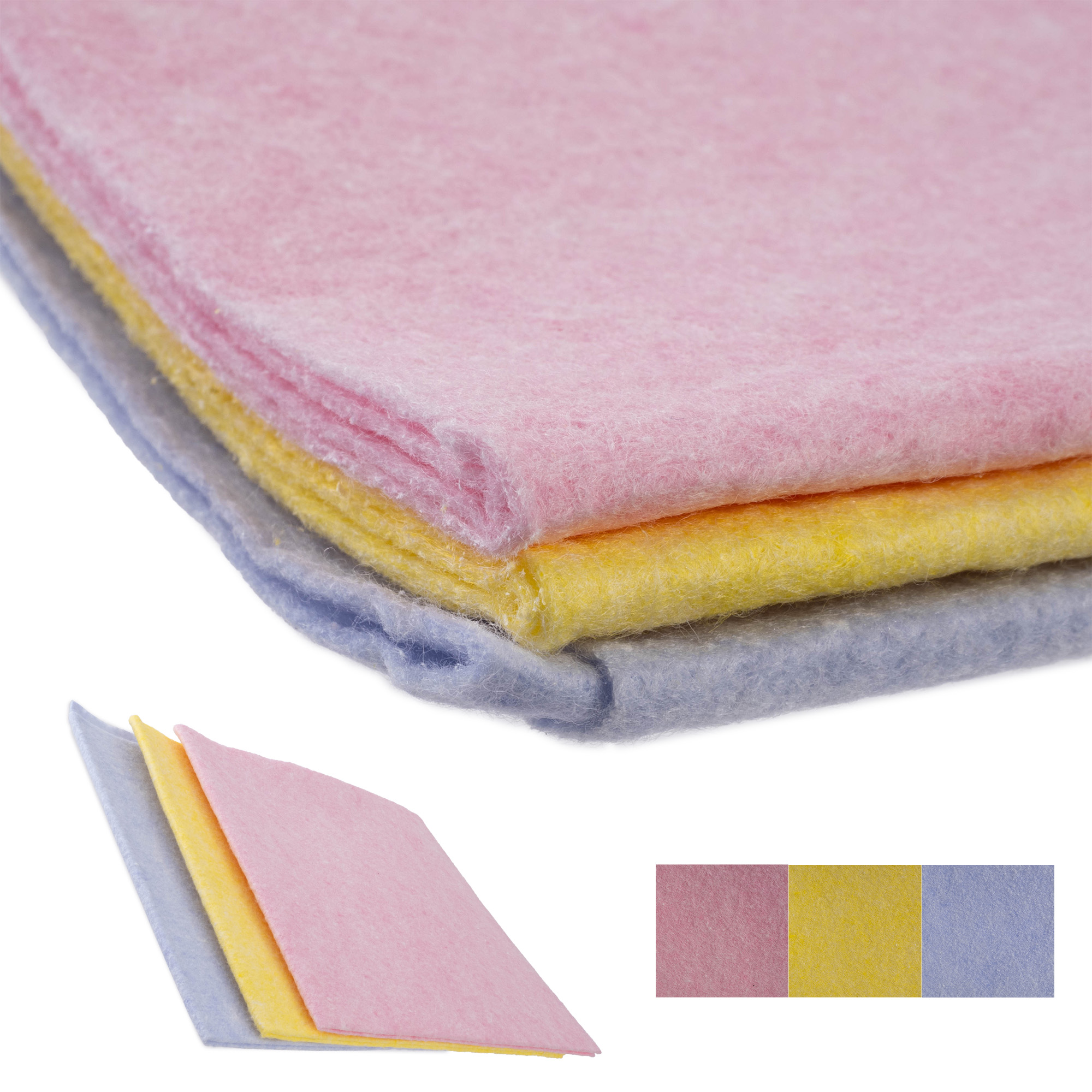 RAVI Ściereczki domowe 38 x 38 cm 3szt