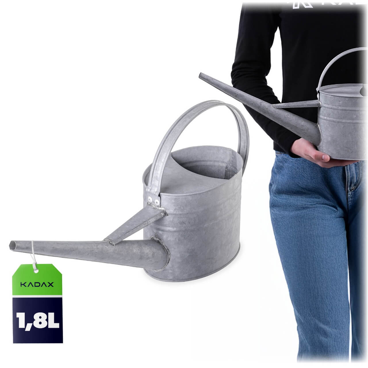 Konewka ogrodowa Benais 1.8L stalowa ocynkowana
