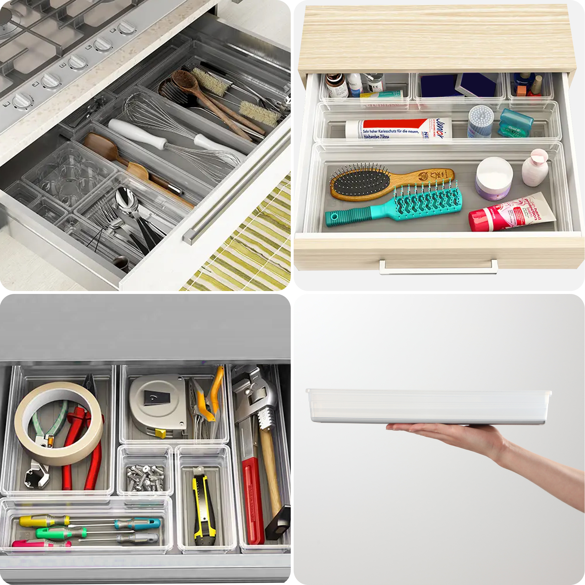 Organizer do szuflady Curver Sistemo 37.5 x 7.5 cm