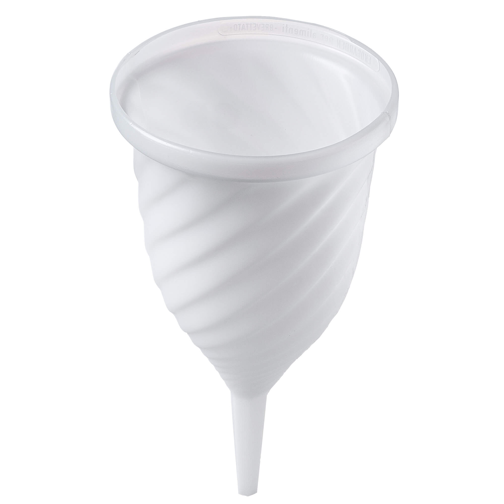 Lejek spiralny do filtracji Vinay 15.5 x 29 cm biały