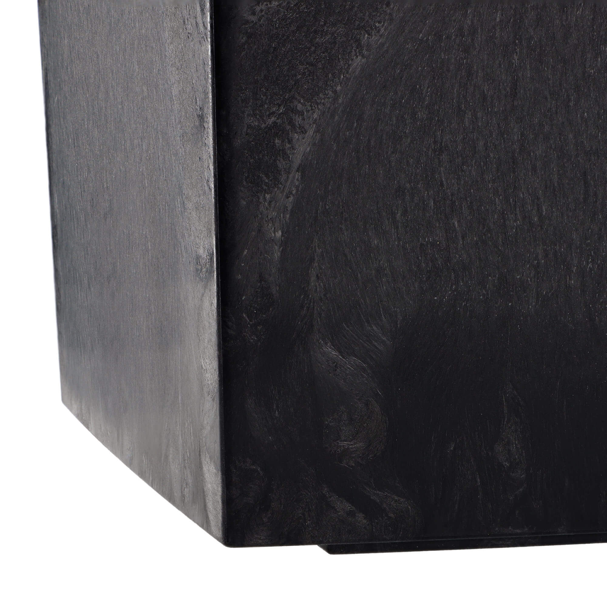 Doniczka z wkładem Tres 19cm czarny beton