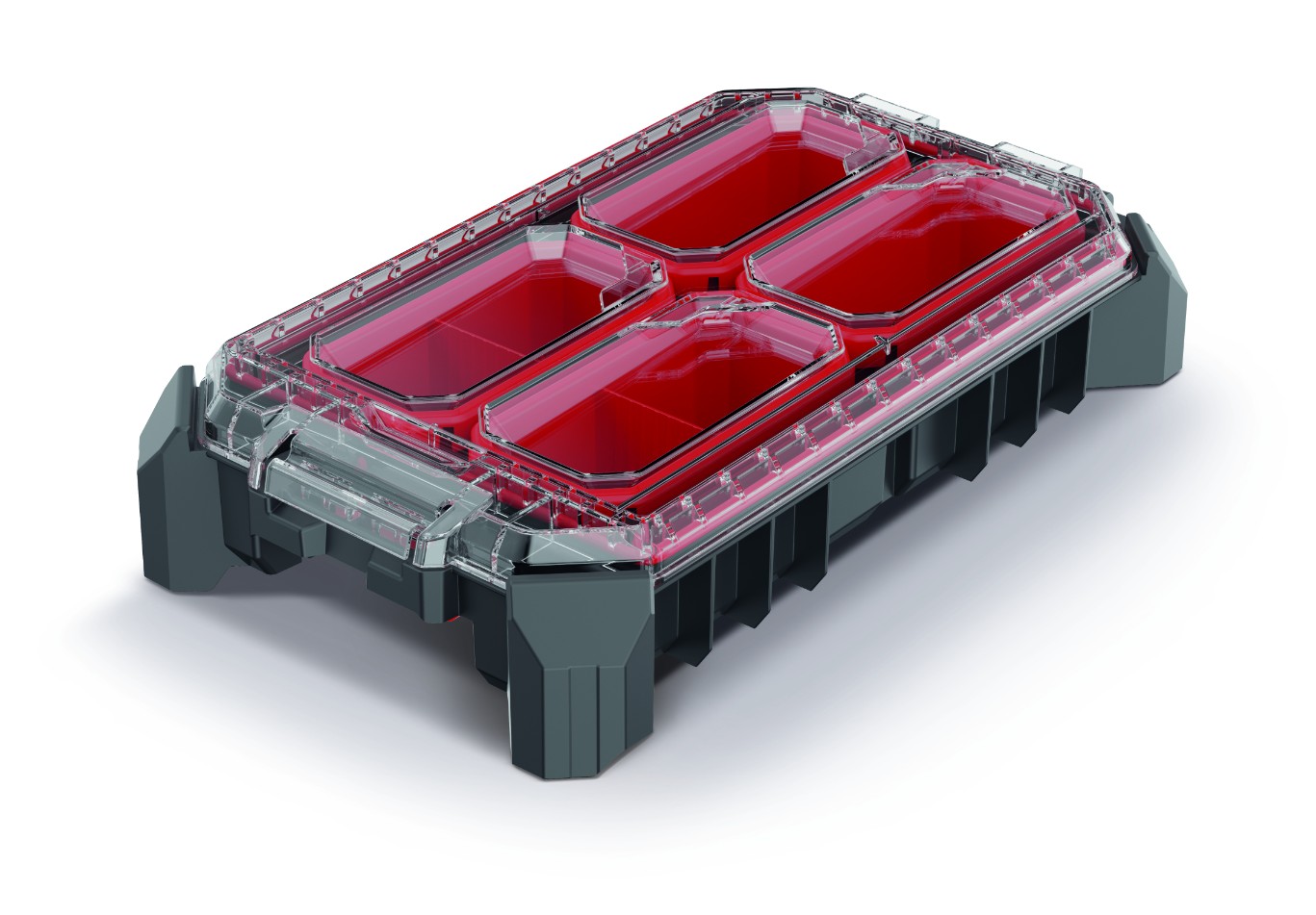 KISTENBERG Organizer narzędziowy MSX 25 niski B - KMX40258B - czarny