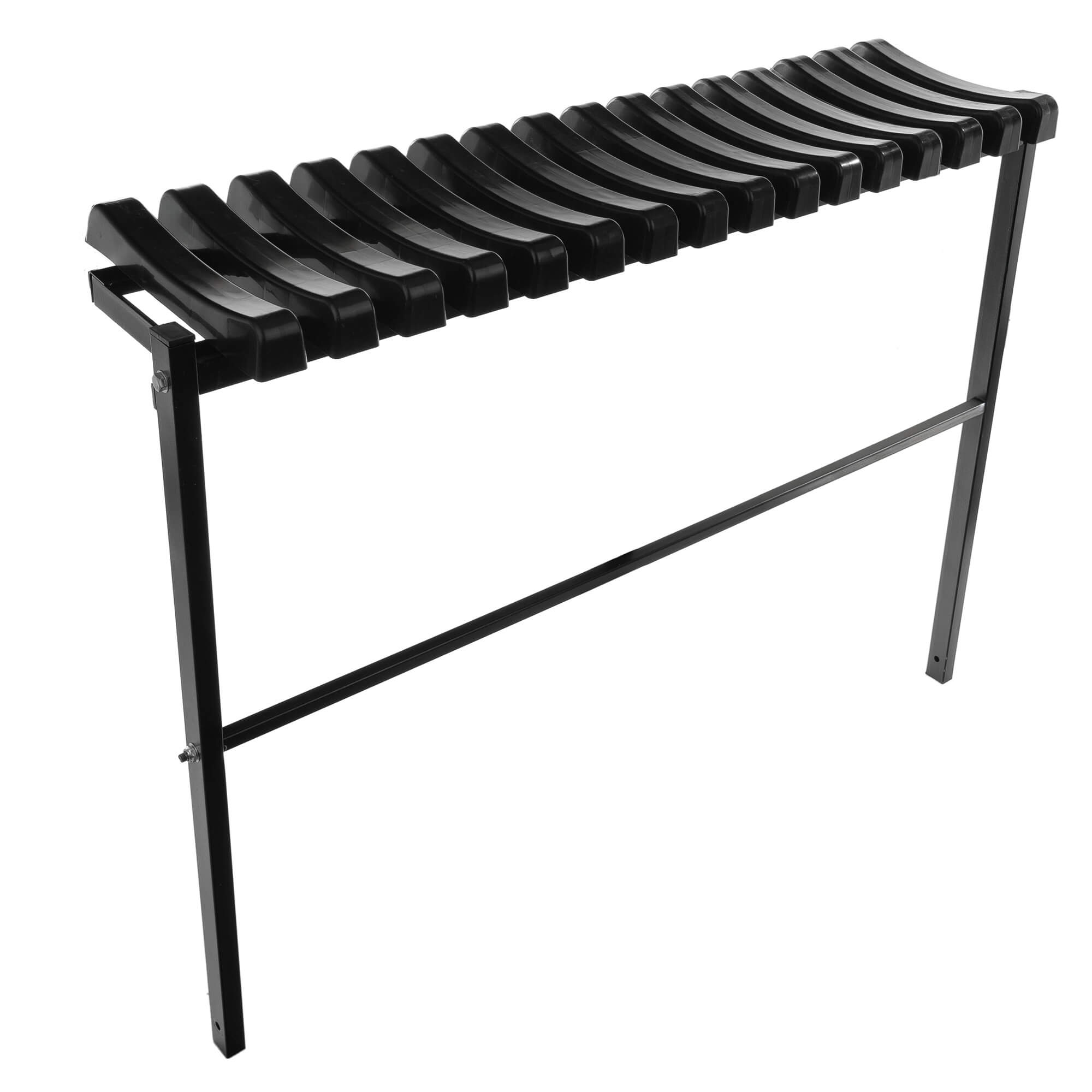 Ławka cmentarna składana Vernon 77x100cm czarna