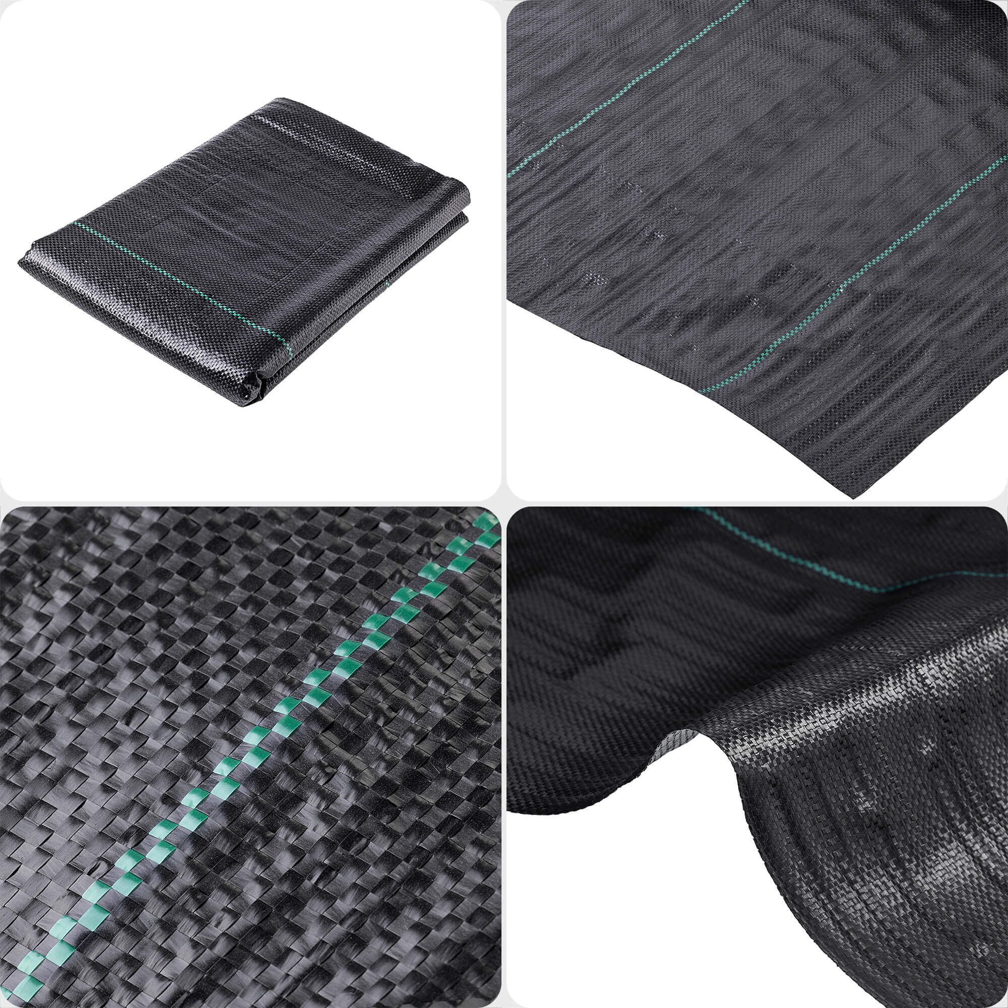 Agrotkanina ogrodowa Auros 1.6 x 10m 110 g/m² czarna