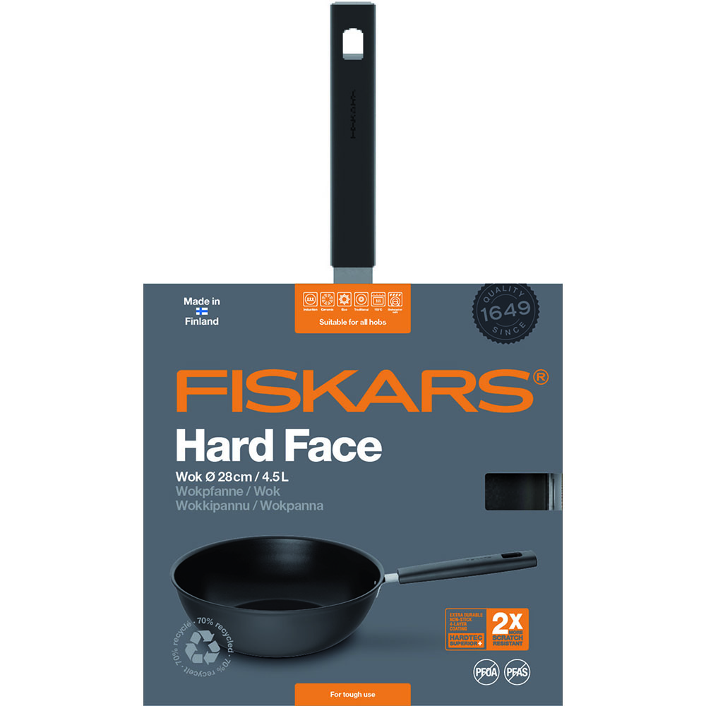 Fiskars 1052233 HF Wok 28 cm (4.5 l)