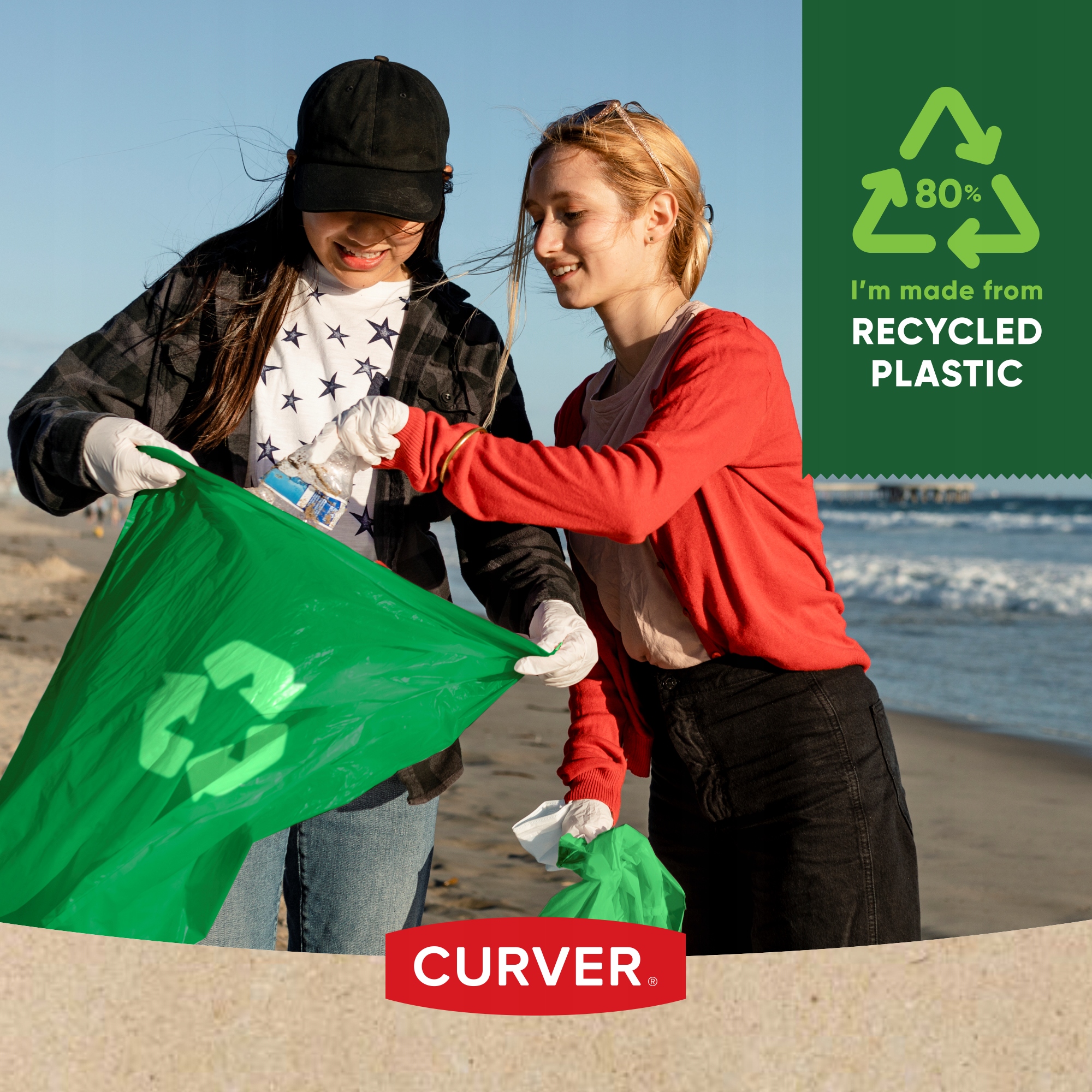 Kosz na śmieci Curver Flip Bin 10L, czarny