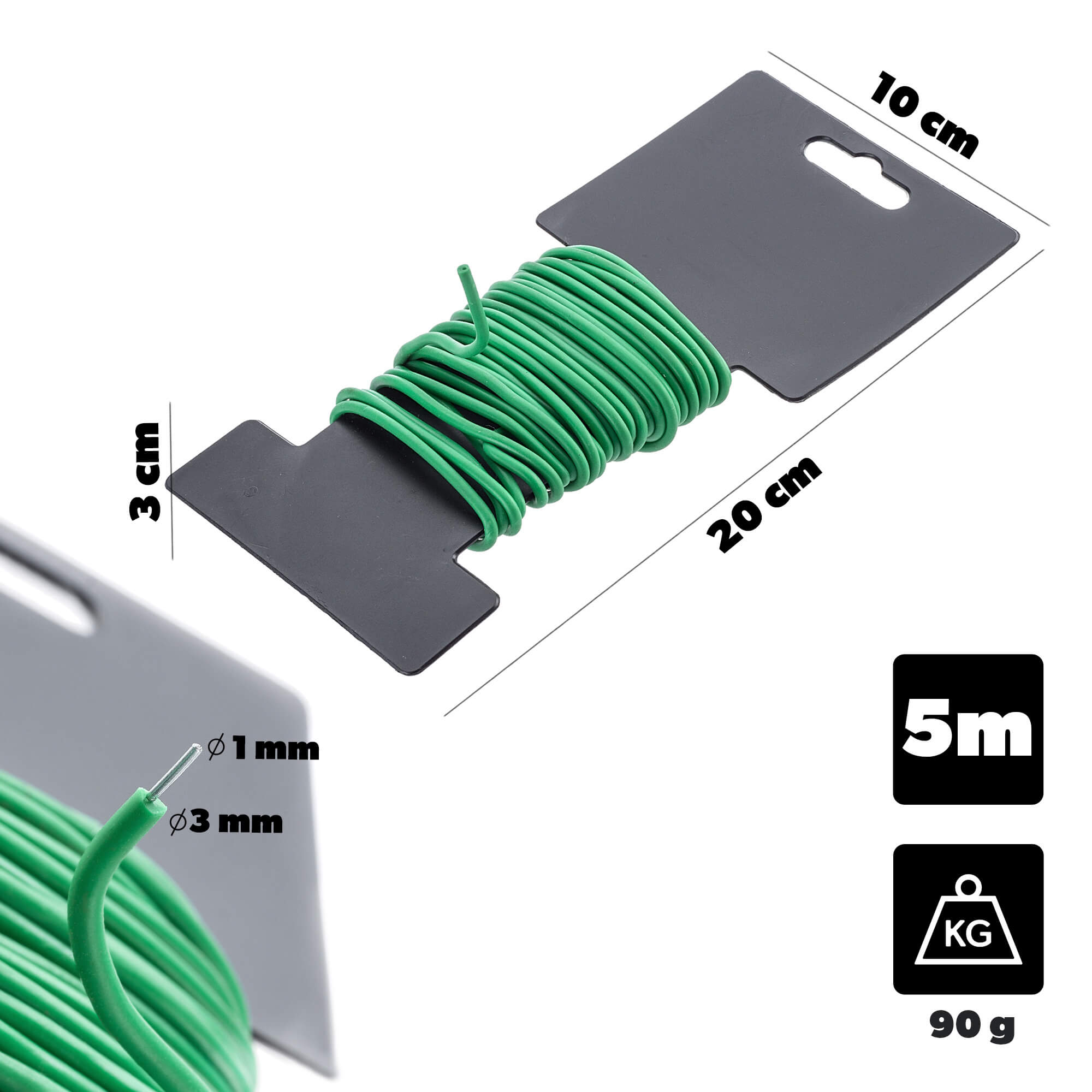 Opaska skręcana do roślin Draix TPR 5 m