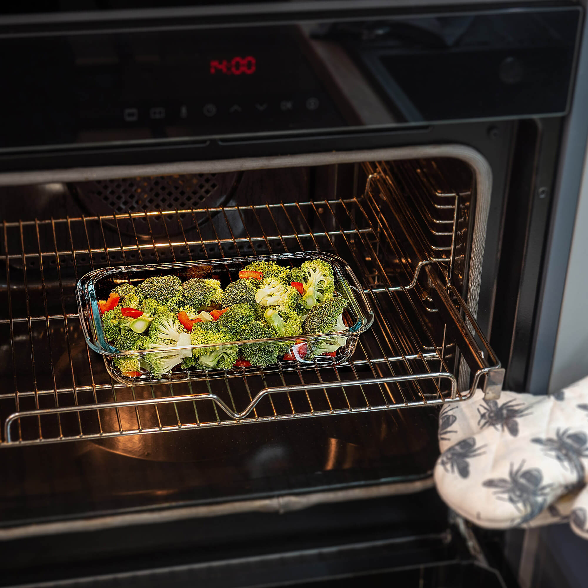 Prostokątne naczynie żaroodporne Crest 1L