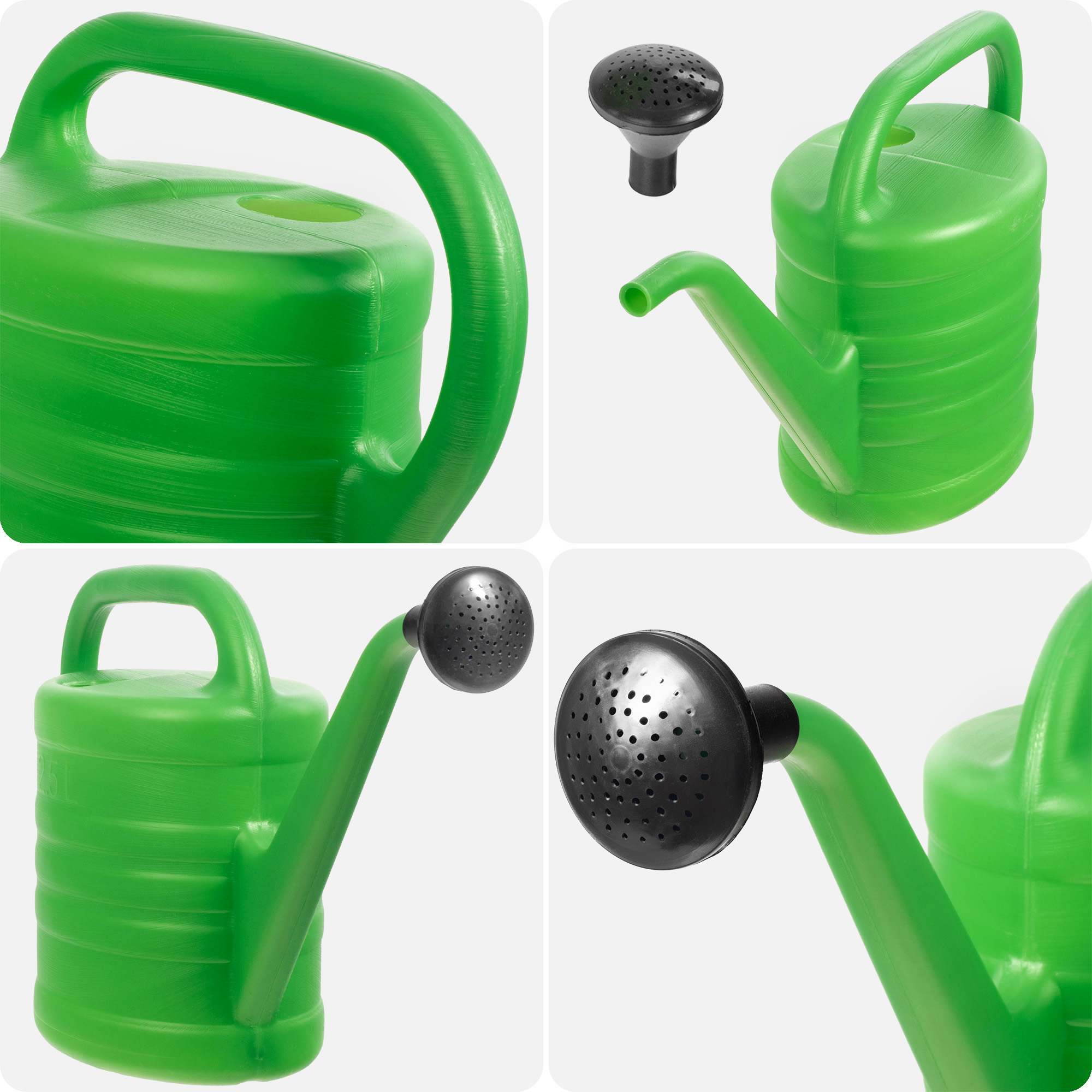 Konewka ogrodowa Osby do podlewania 2,5L, zielony