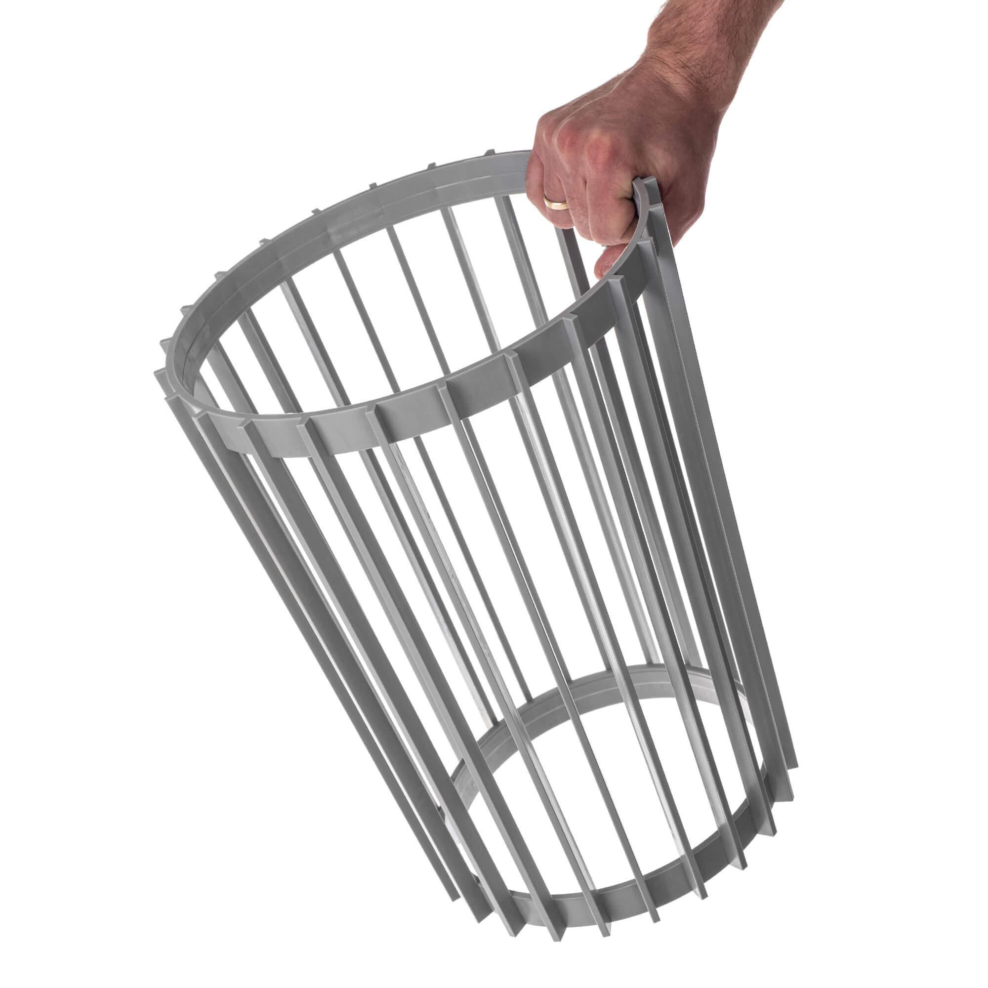 Kwietnik dwustronny Aytre 40 cm platynowy