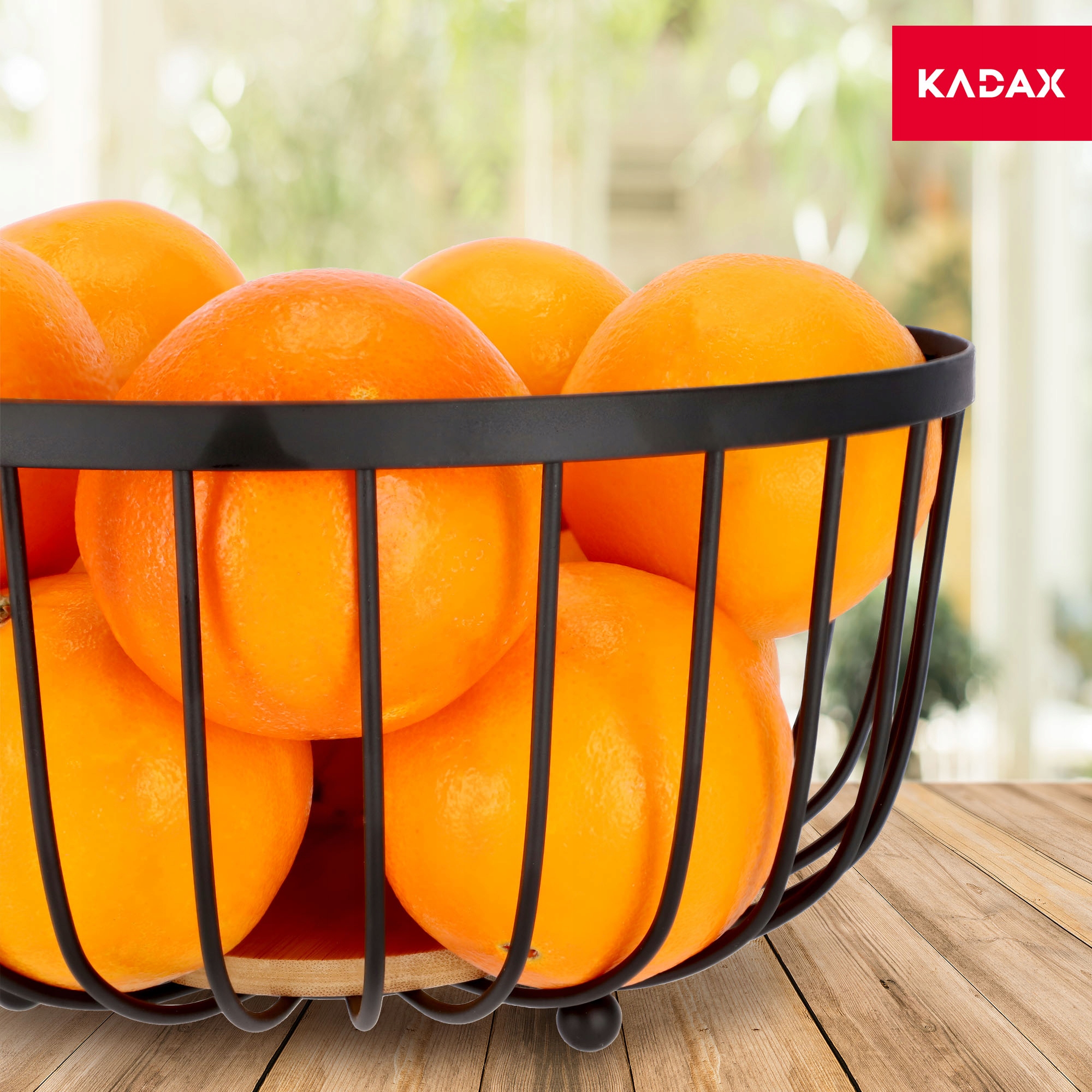 Koszyk metalowy 25 x 13 cm, czarny