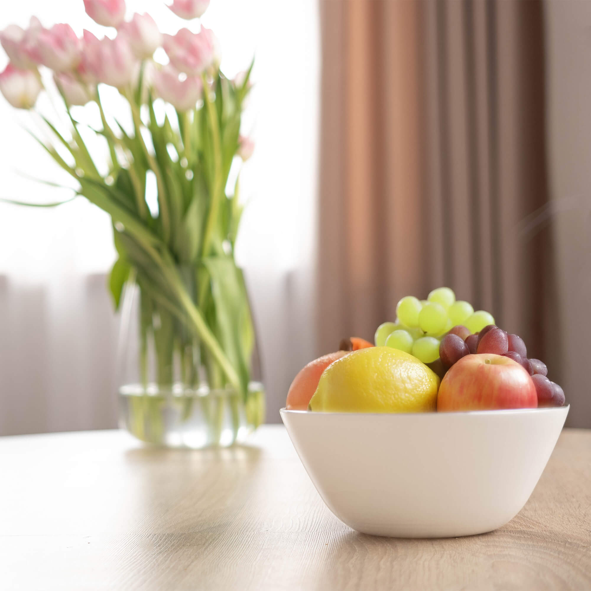 Salaterka szklana Datena 18 cm biała 1 szt.