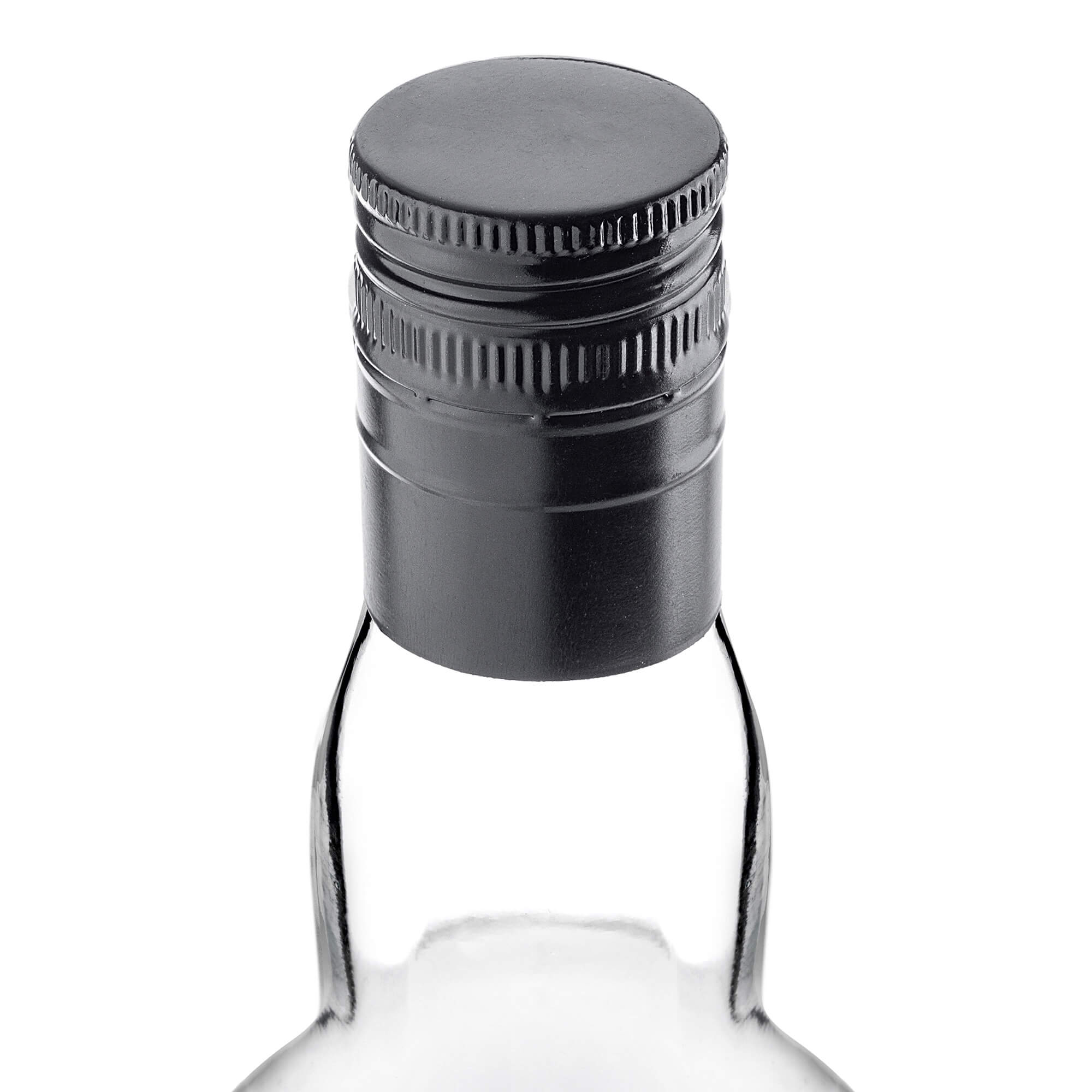 Aluminiowa zakrętka do butelek Annot fi 30mm długa czarna 100 szt.