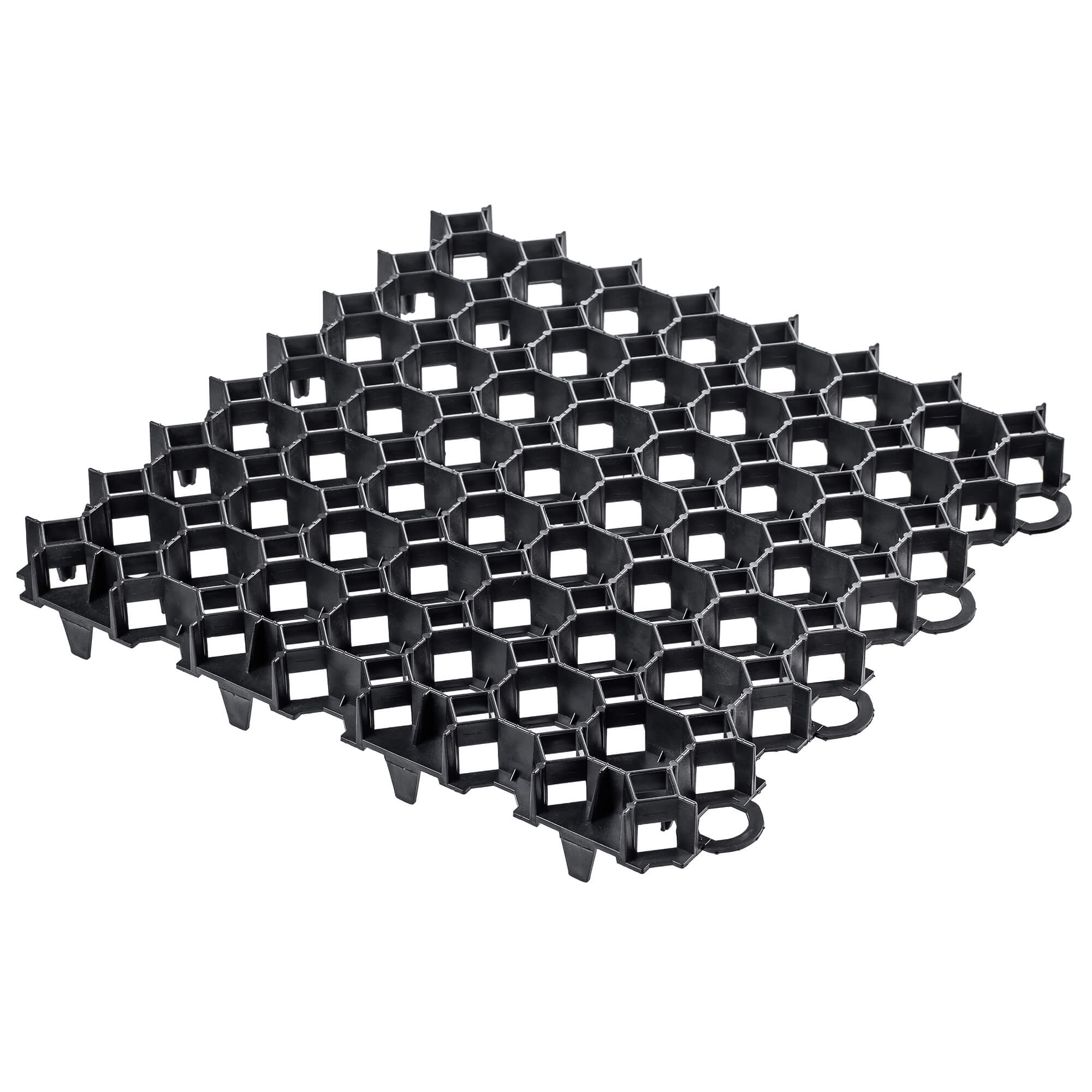 Kratka parkingowa Forsa 50 x 50 cm 10 szt., czarna