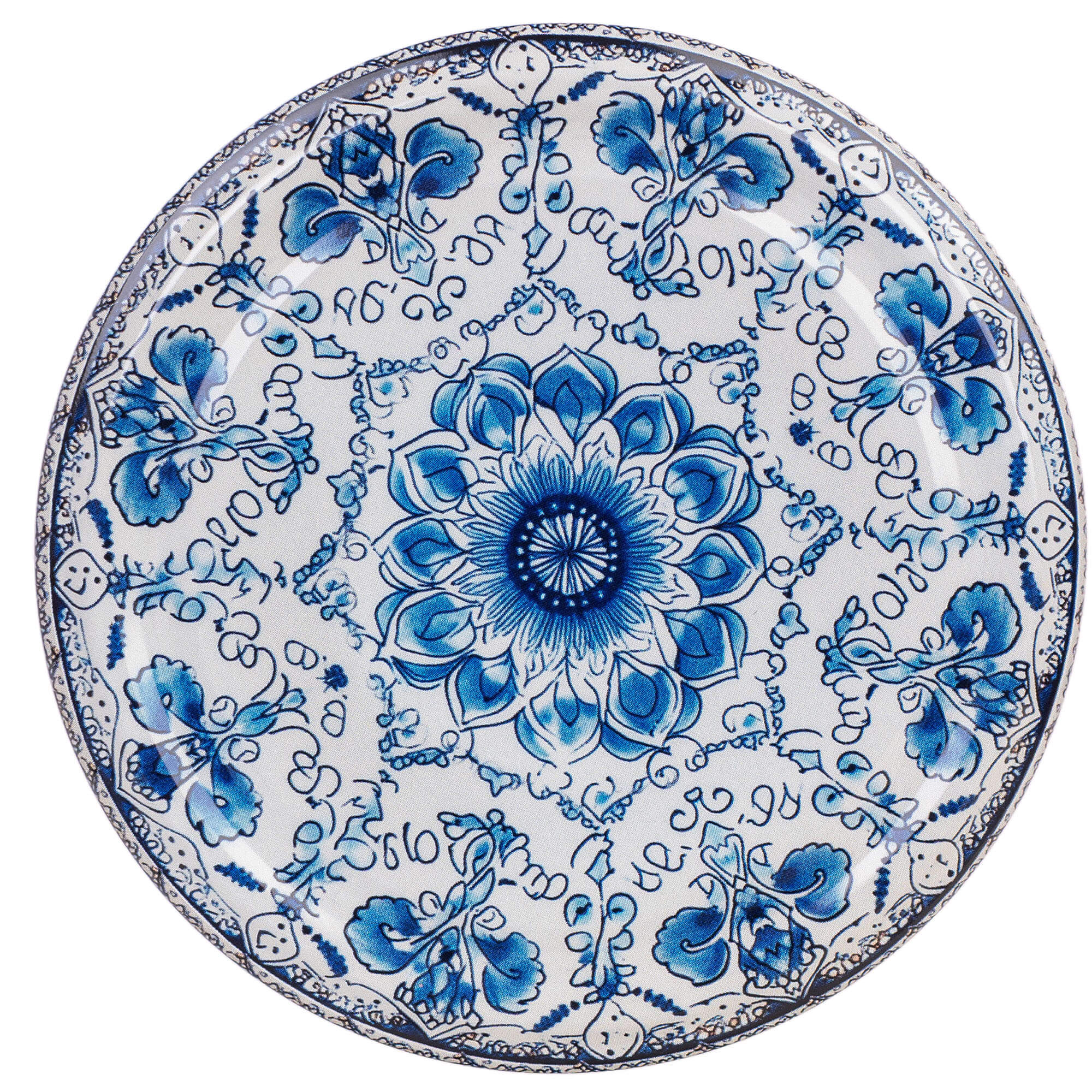 Metalowe wieczka do słoików Virbo 200szt fi 82mm "Porcelana"