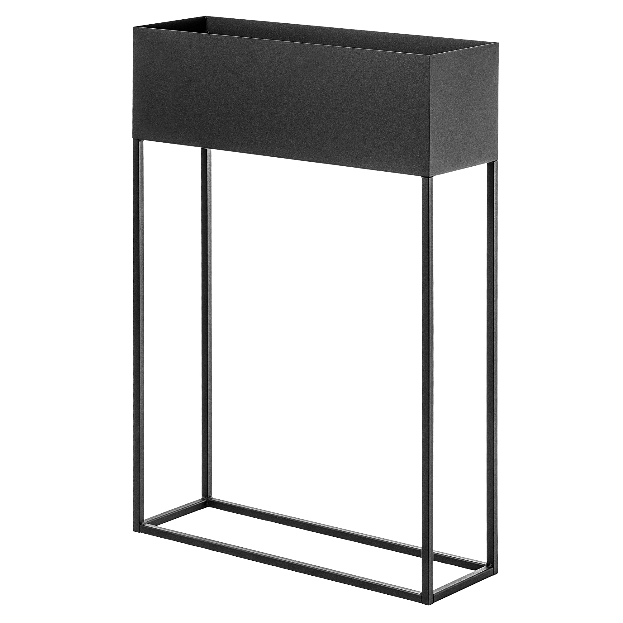 Kwietnik z doniczką 60x90 cm czarny