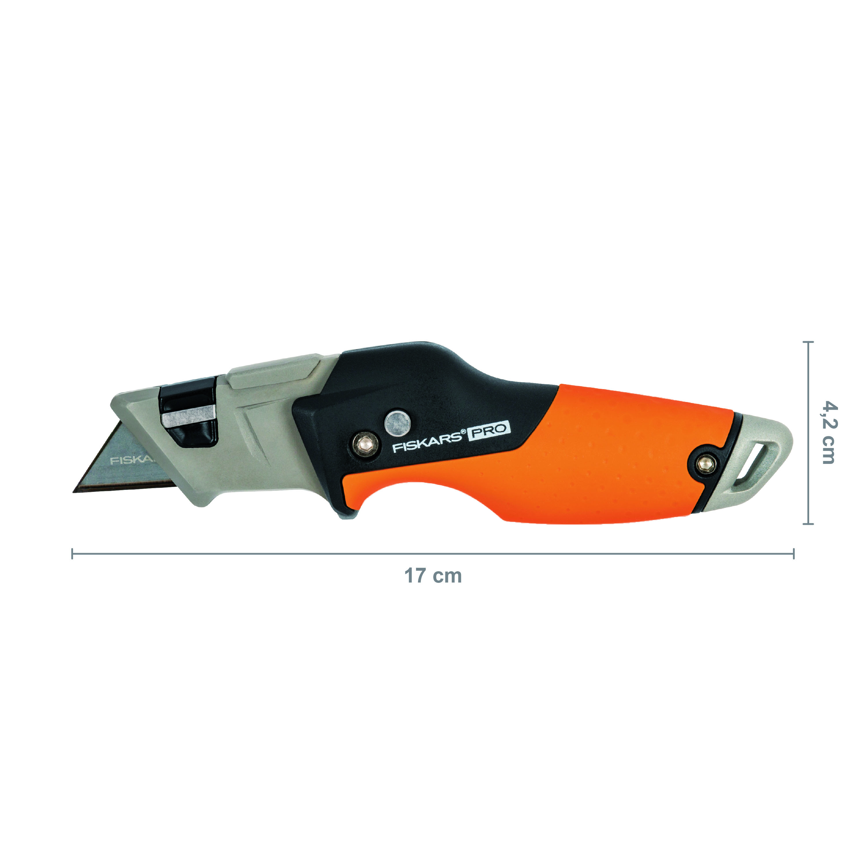 Fiskars 1027224 CarbonMax Nóż uniwersalny ze składanym ostrzem