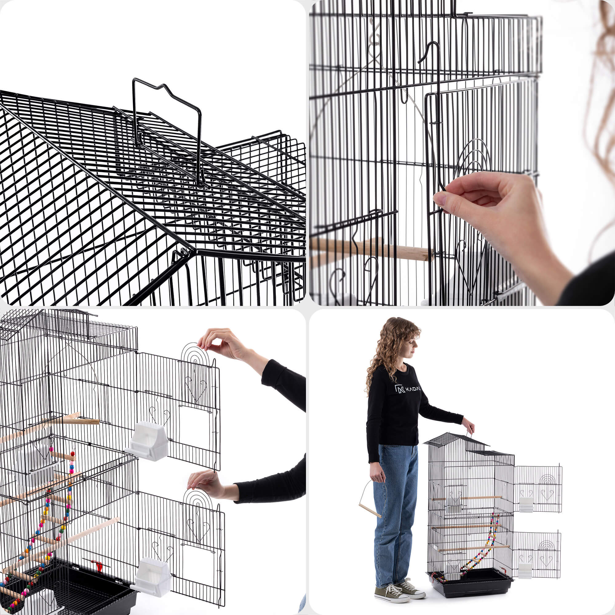 Klatka dla ptaków Vergt 99 x 48 x 36 cm