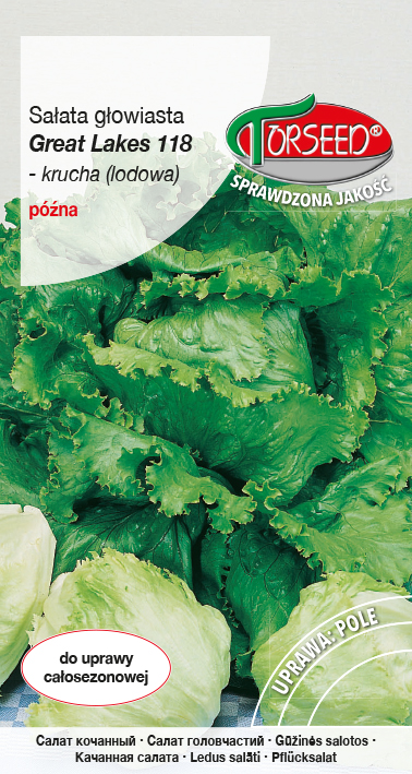 Sałata głow krucha (do upr.w tunelu i w polu) Great Lakes 118 0,5g