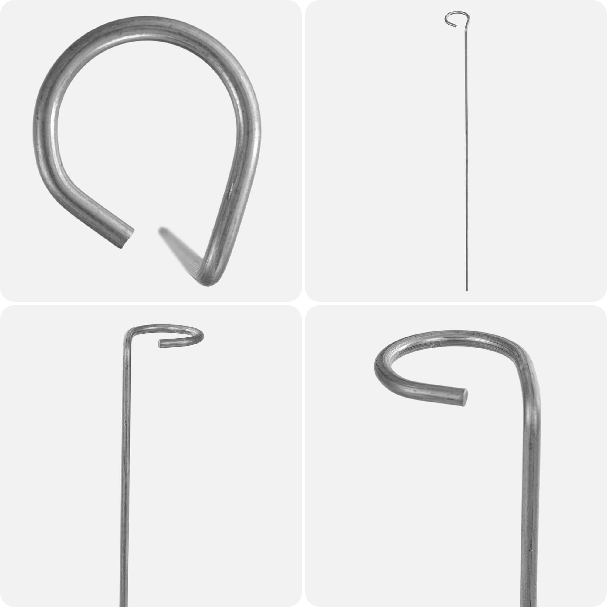 Podpora do roślin stalowa 60 x 4 cm